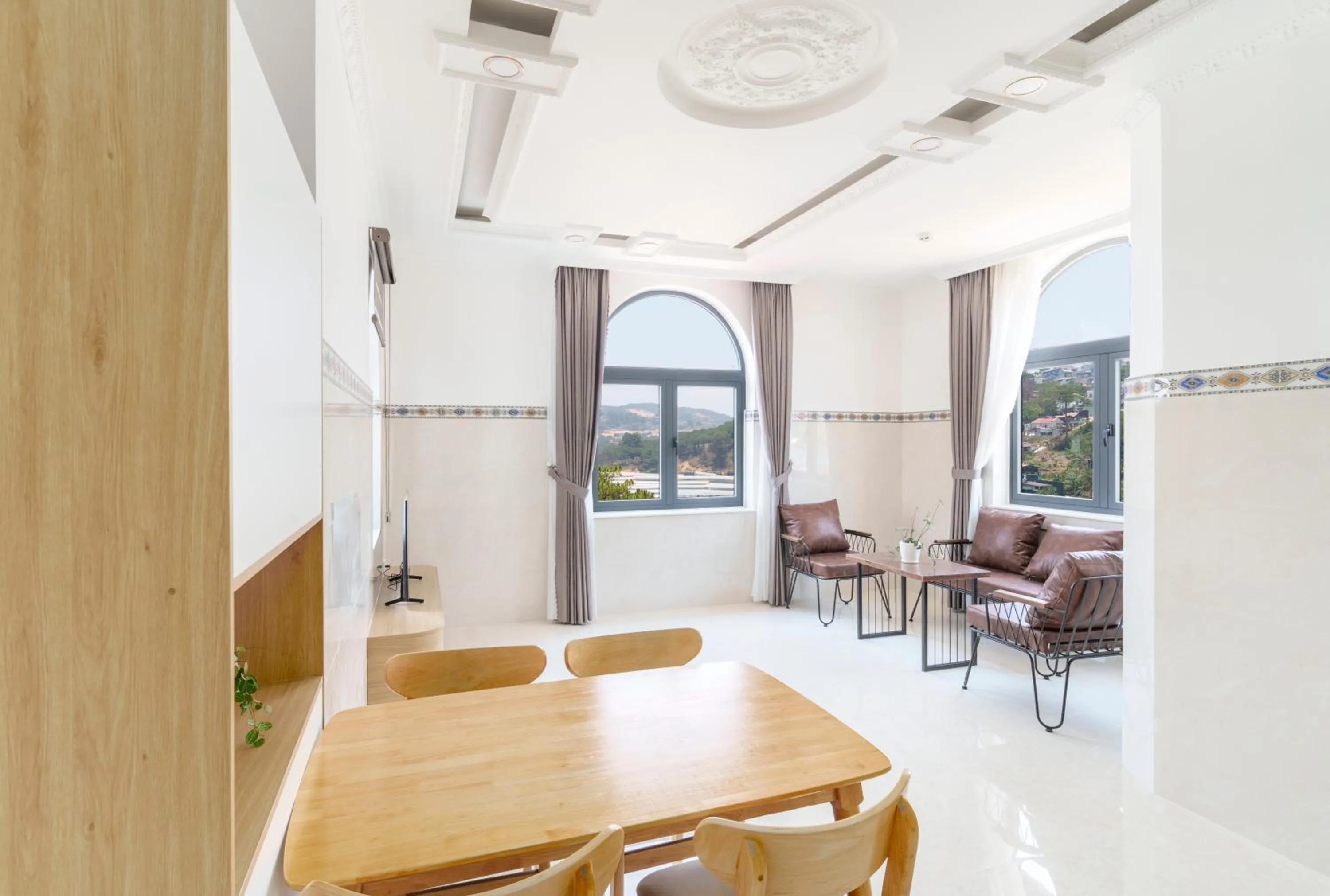 Living room in Serene Stay
