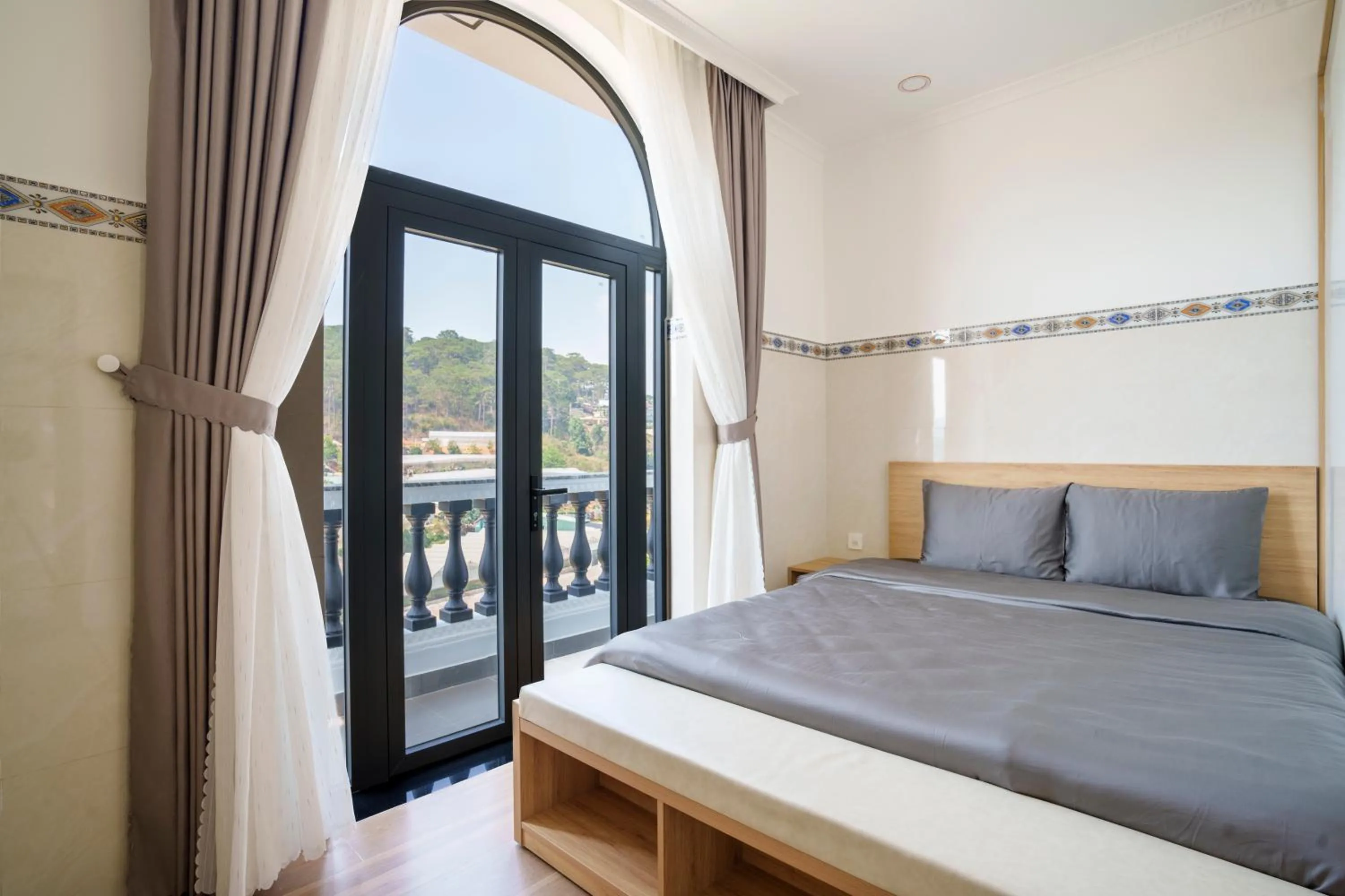 Bed in Serene Stay