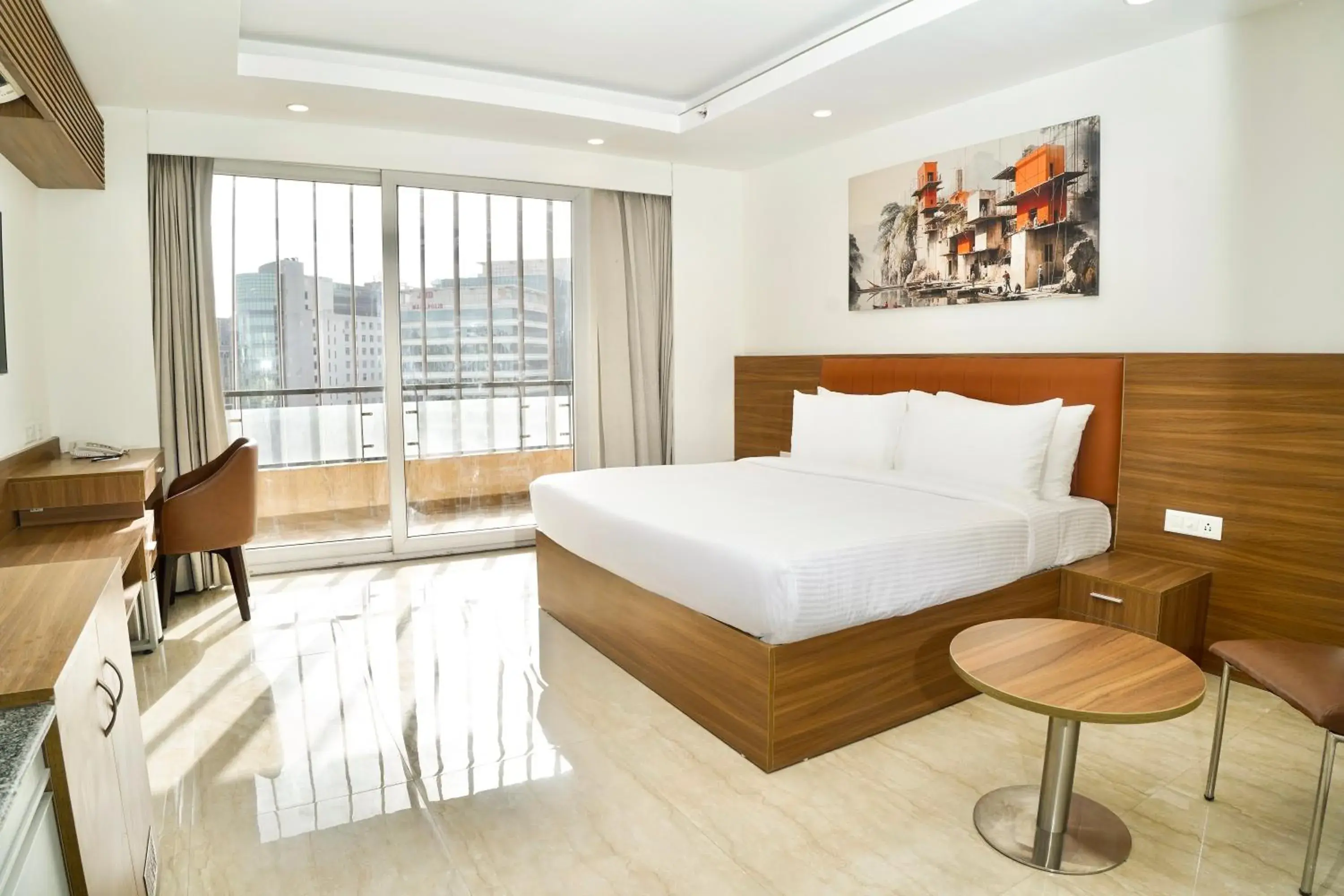 Bedroom, Bed in Alivaa Hotel Gurugram Sohna Road City Center Bedroom, Bed in Alivaa Hotel Gurugram Sohna Road City Center