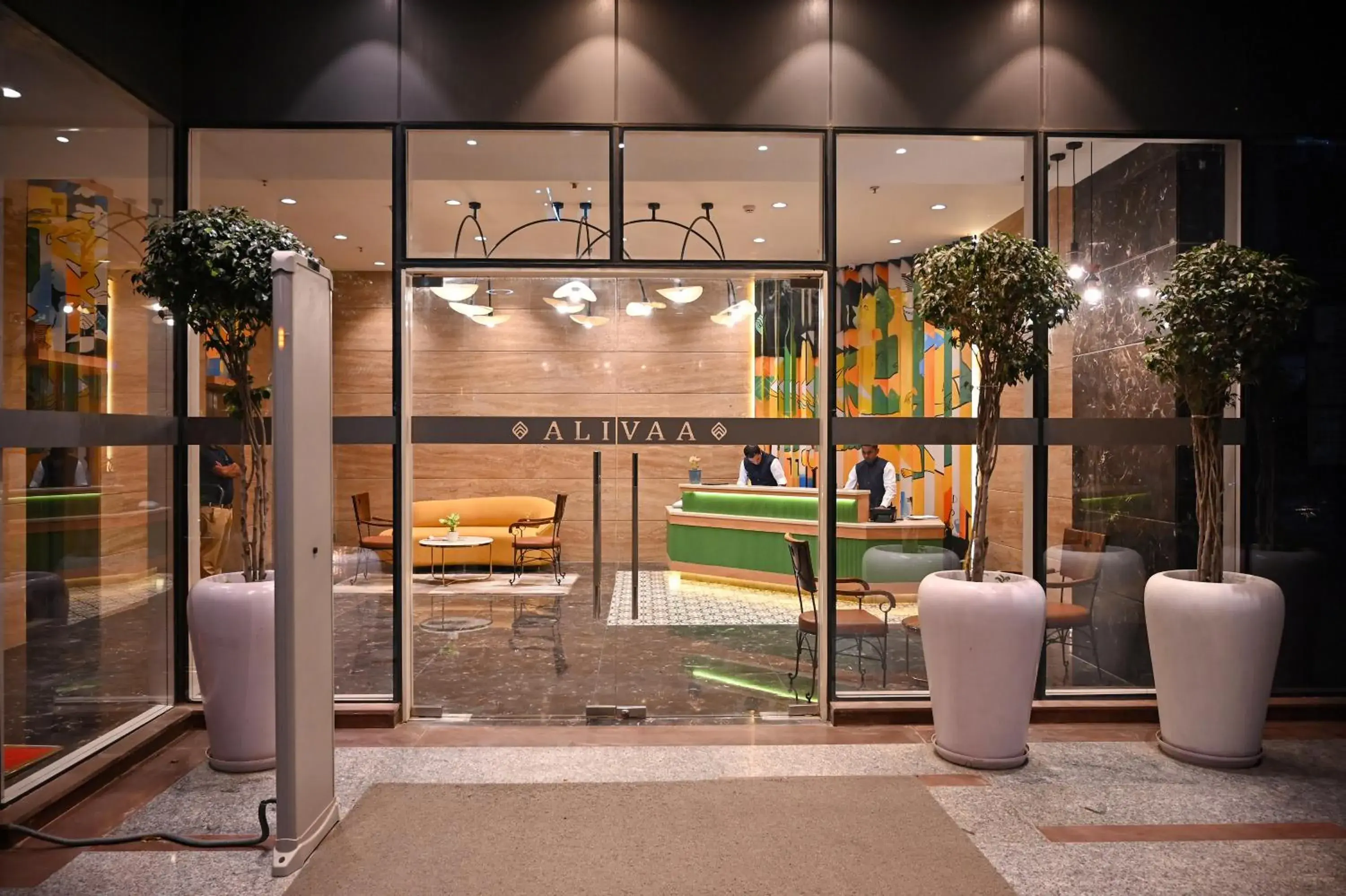 Lobby or reception in Alivaa Hotel Gurugram Sohna Road City Center Lobby or reception in Alivaa Hotel Gurugram Sohna Road City Center