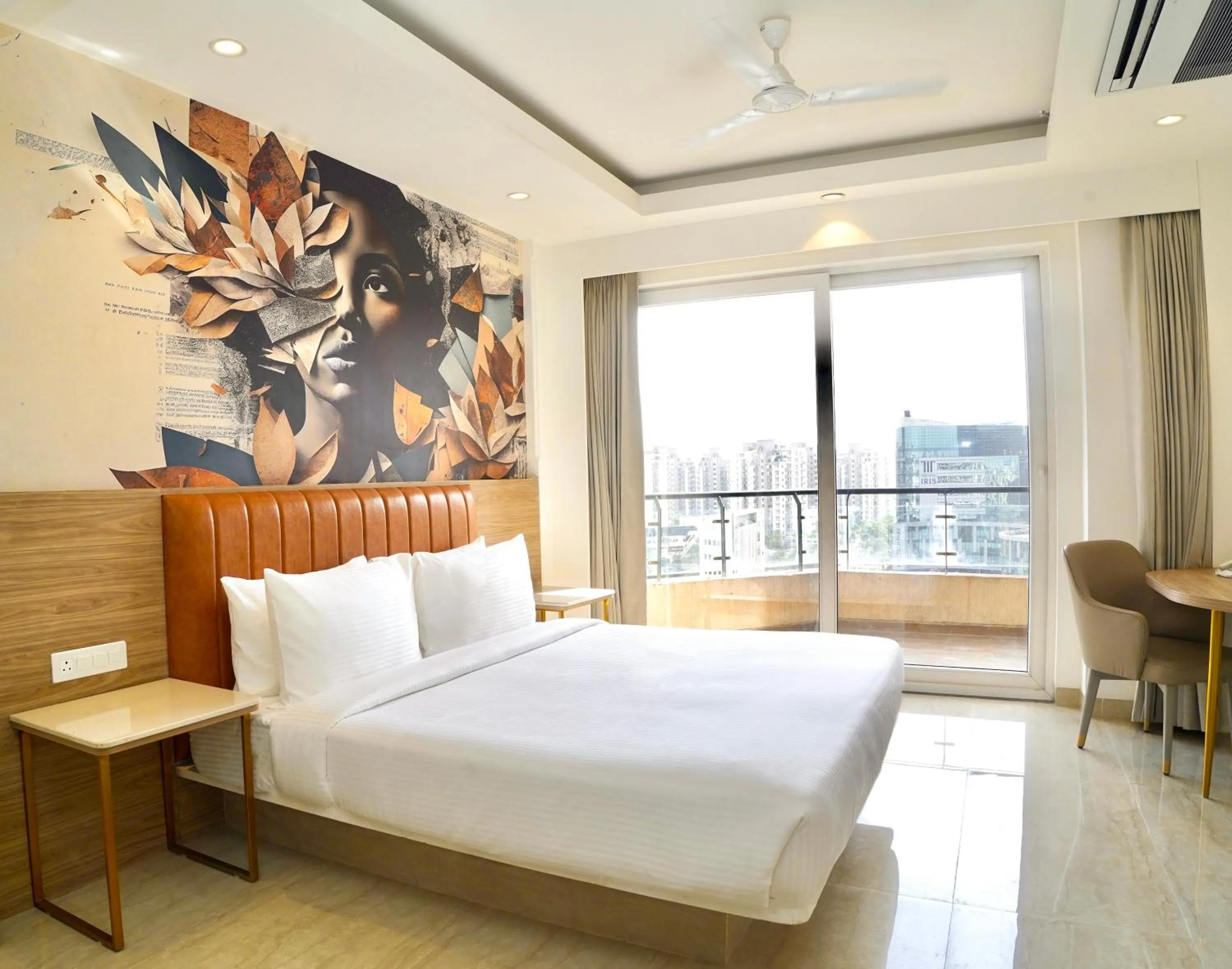 Bed in Alivaa Hotel Gurugram Sohna Road City Center