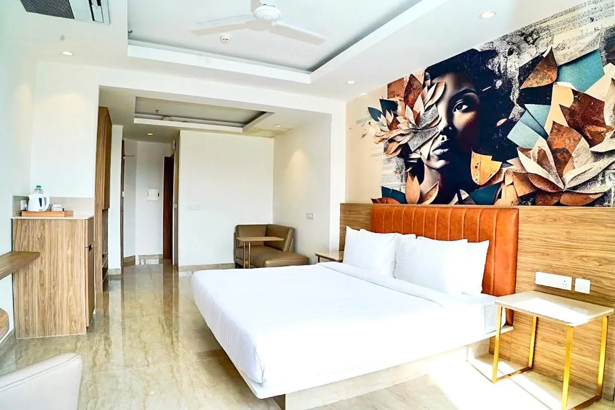 Bed in Alivaa Hotel Gurugram Sohna Road City Center