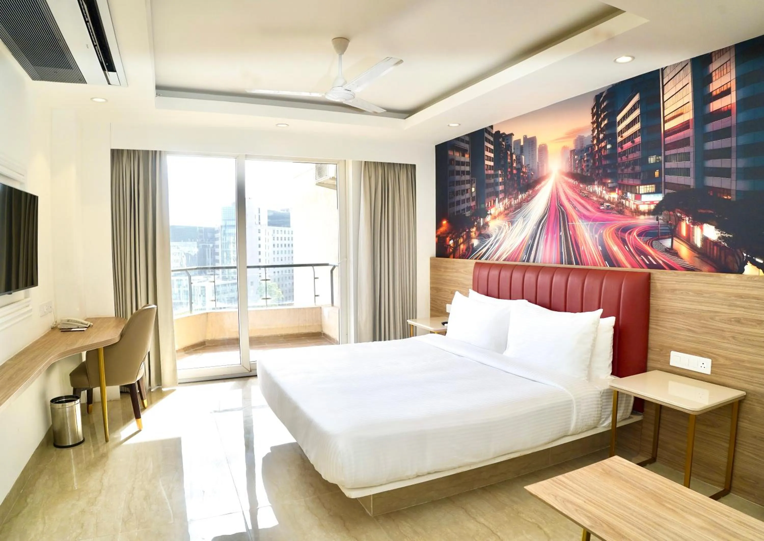 Bed in Alivaa Hotel Gurugram Sohna Road City Center