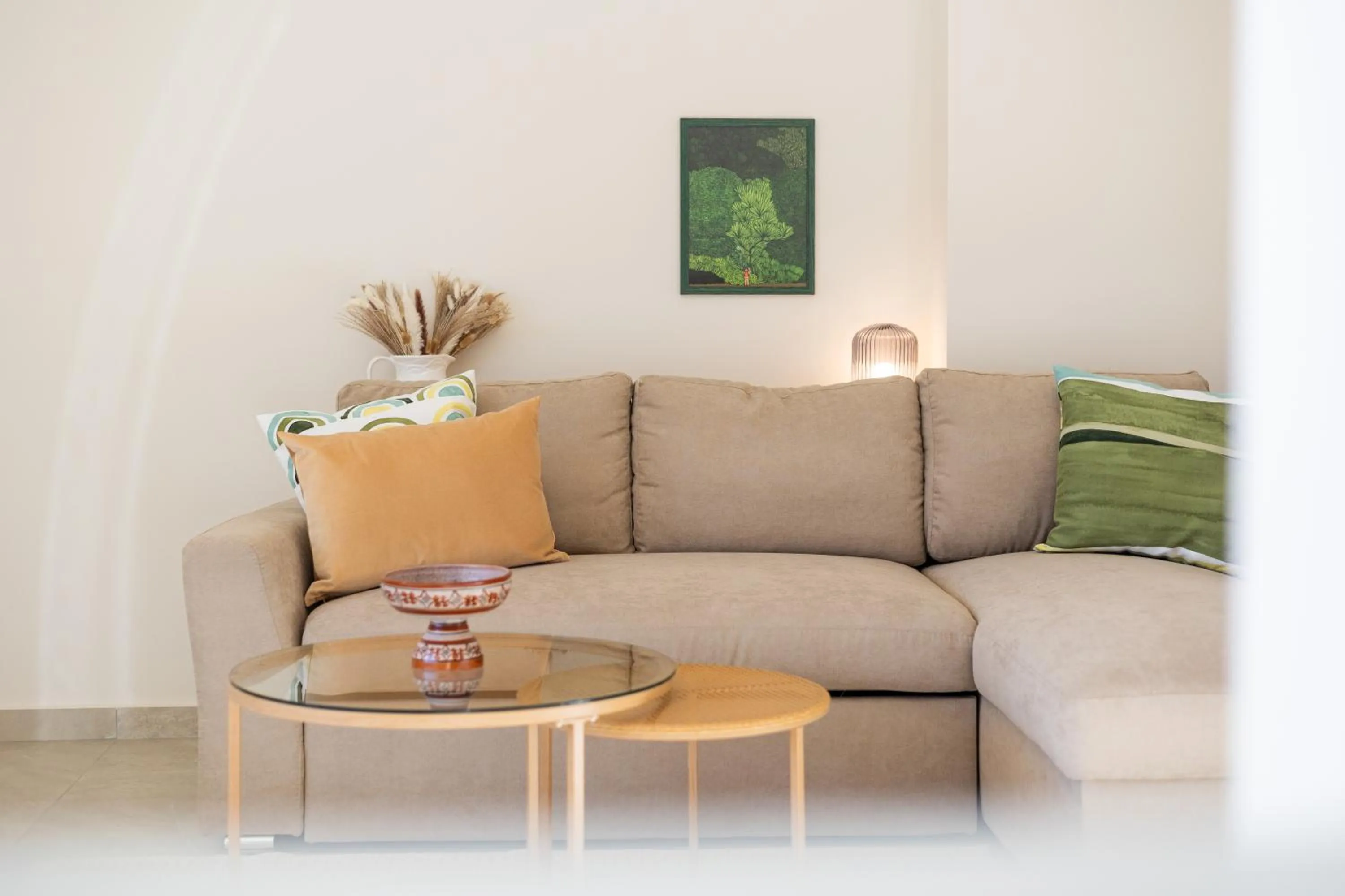 Living room in Kallisti Stay