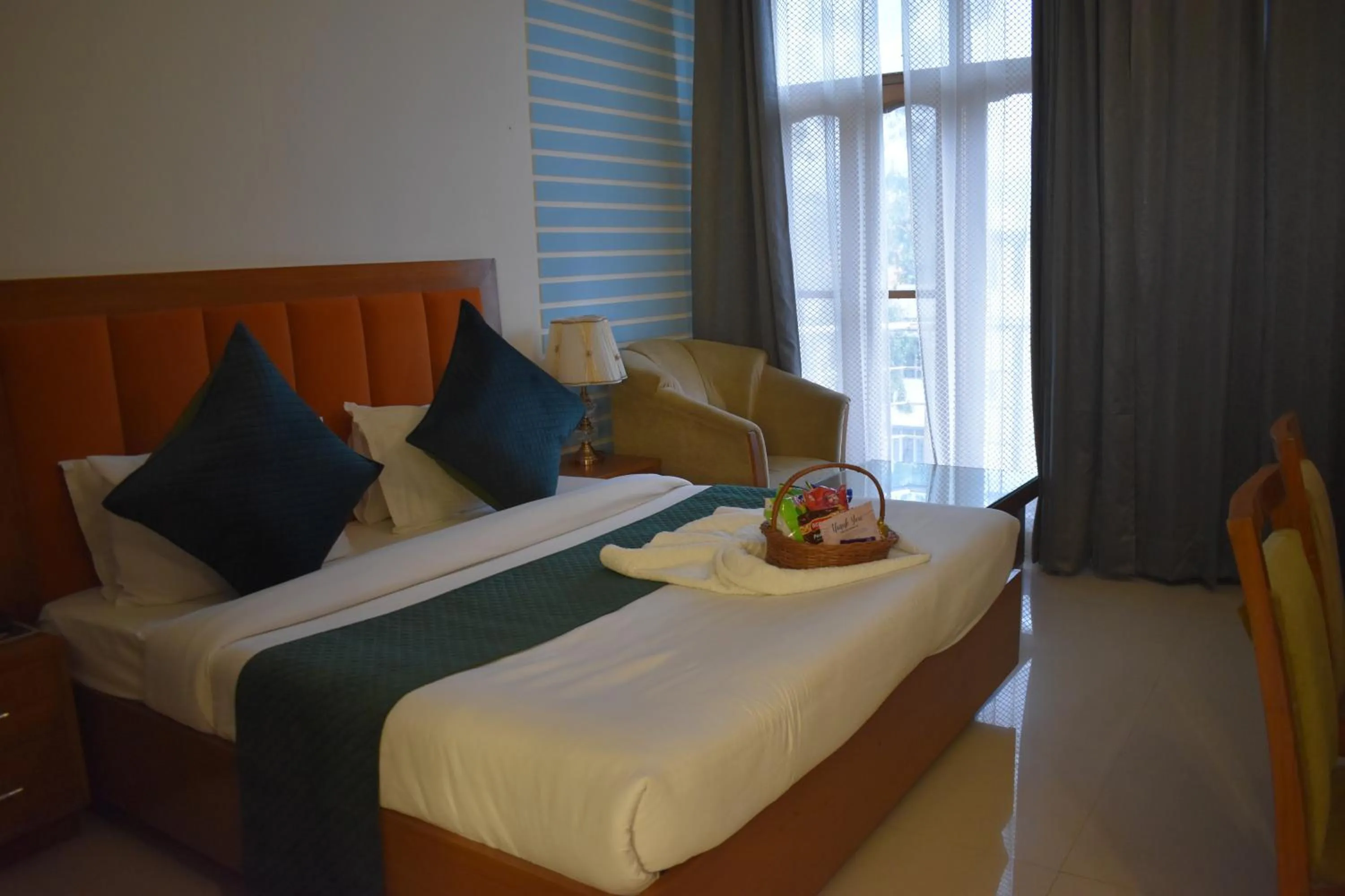 Bed in Hotel Padmini Palace