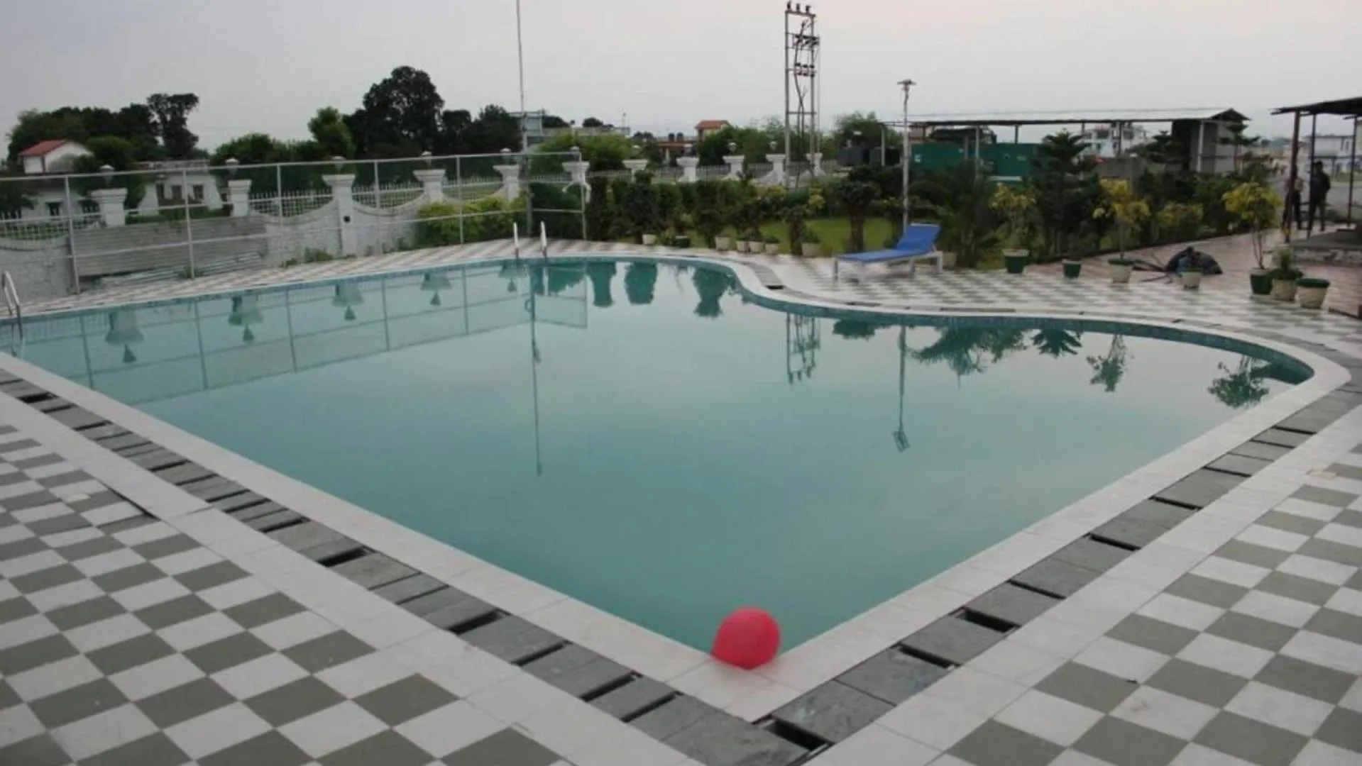 Pool view in Hotel Padmini Palace