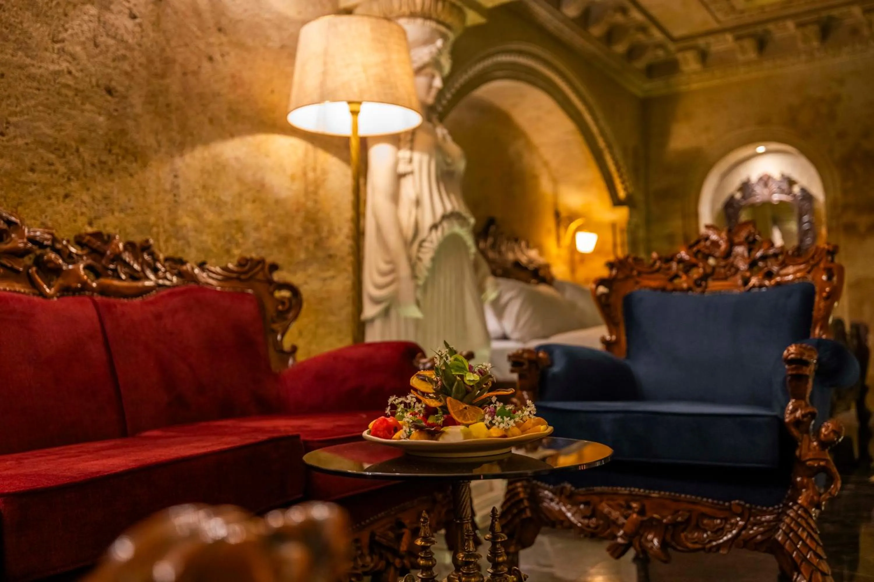 Seating area in Signature Cave Cappadocia, Trademark Collection by Wyndham