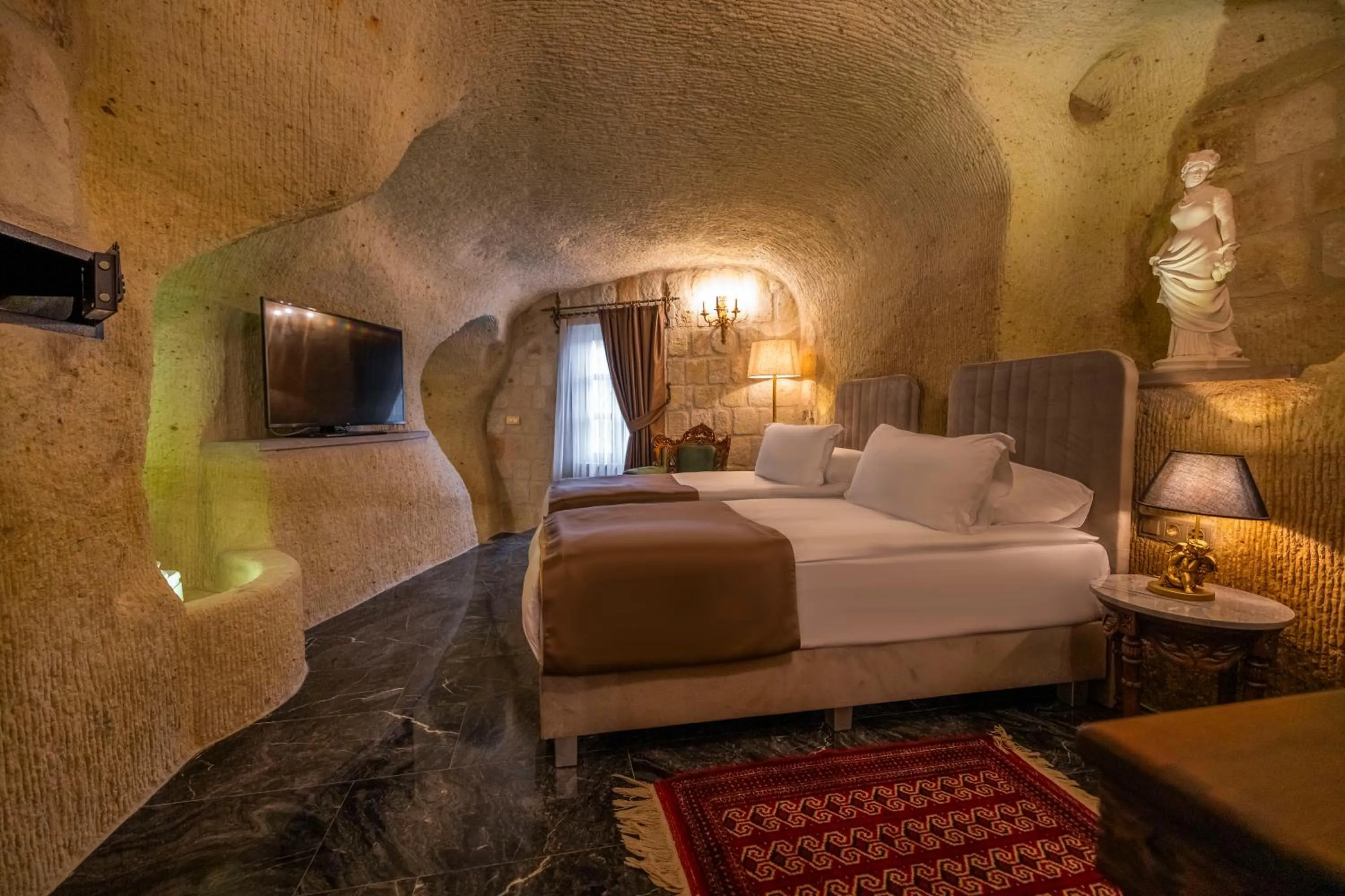 Bed in Signature Cave Cappadocia, Trademark Collection by Wyndham