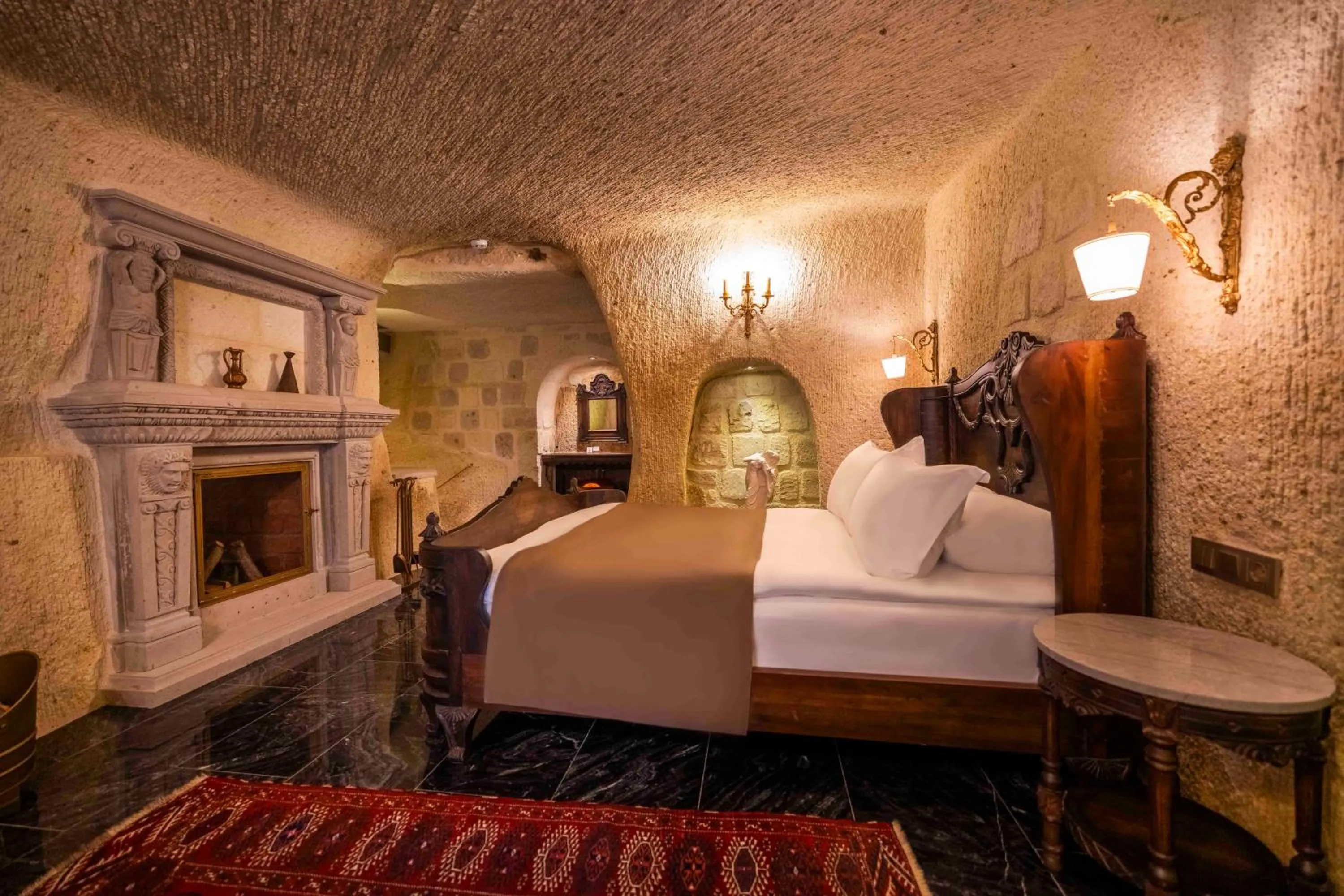 Bed in Signature Cave Cappadocia, Trademark Collection by Wyndham