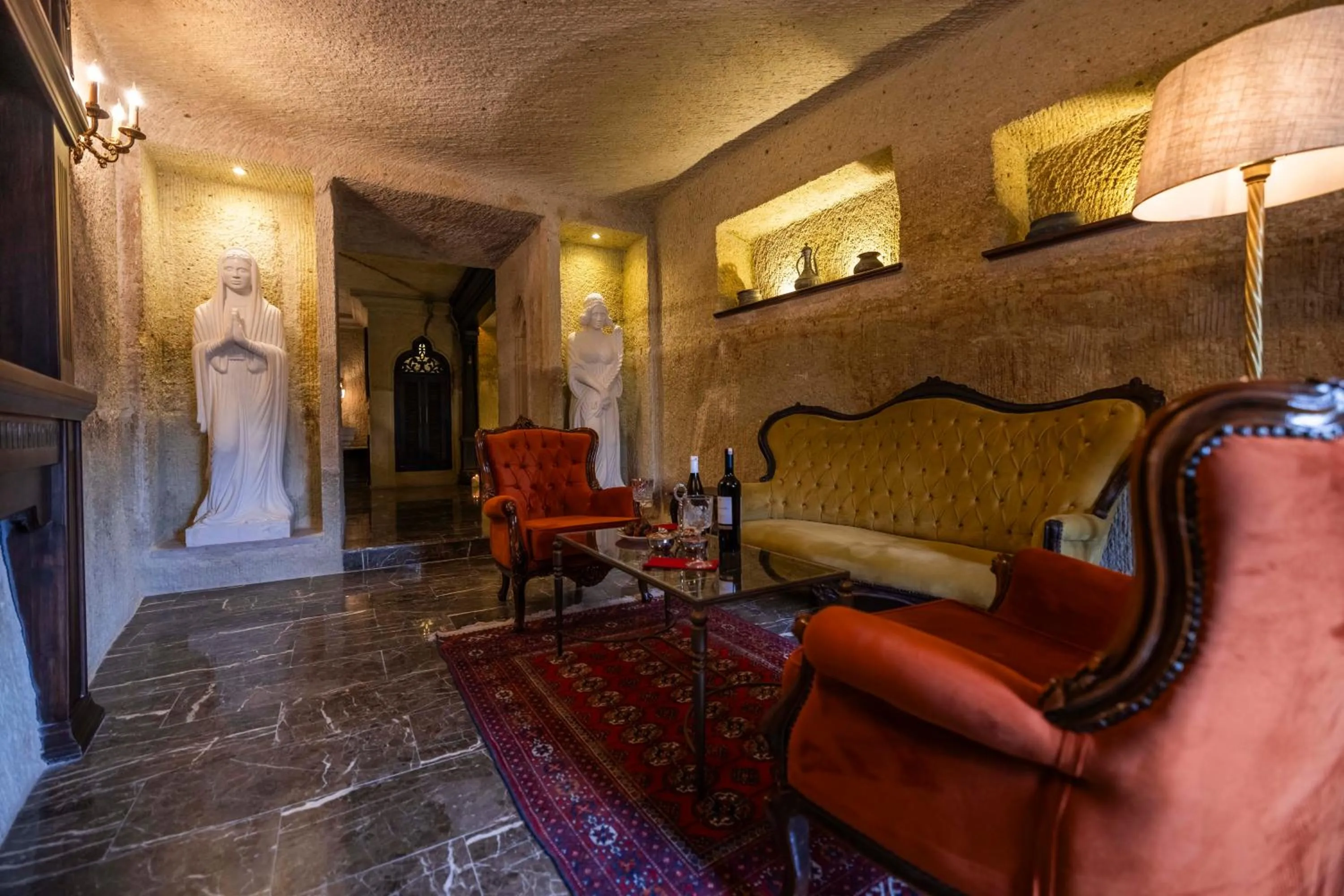 Living room in Signature Cave Cappadocia, Trademark Collection by Wyndham
