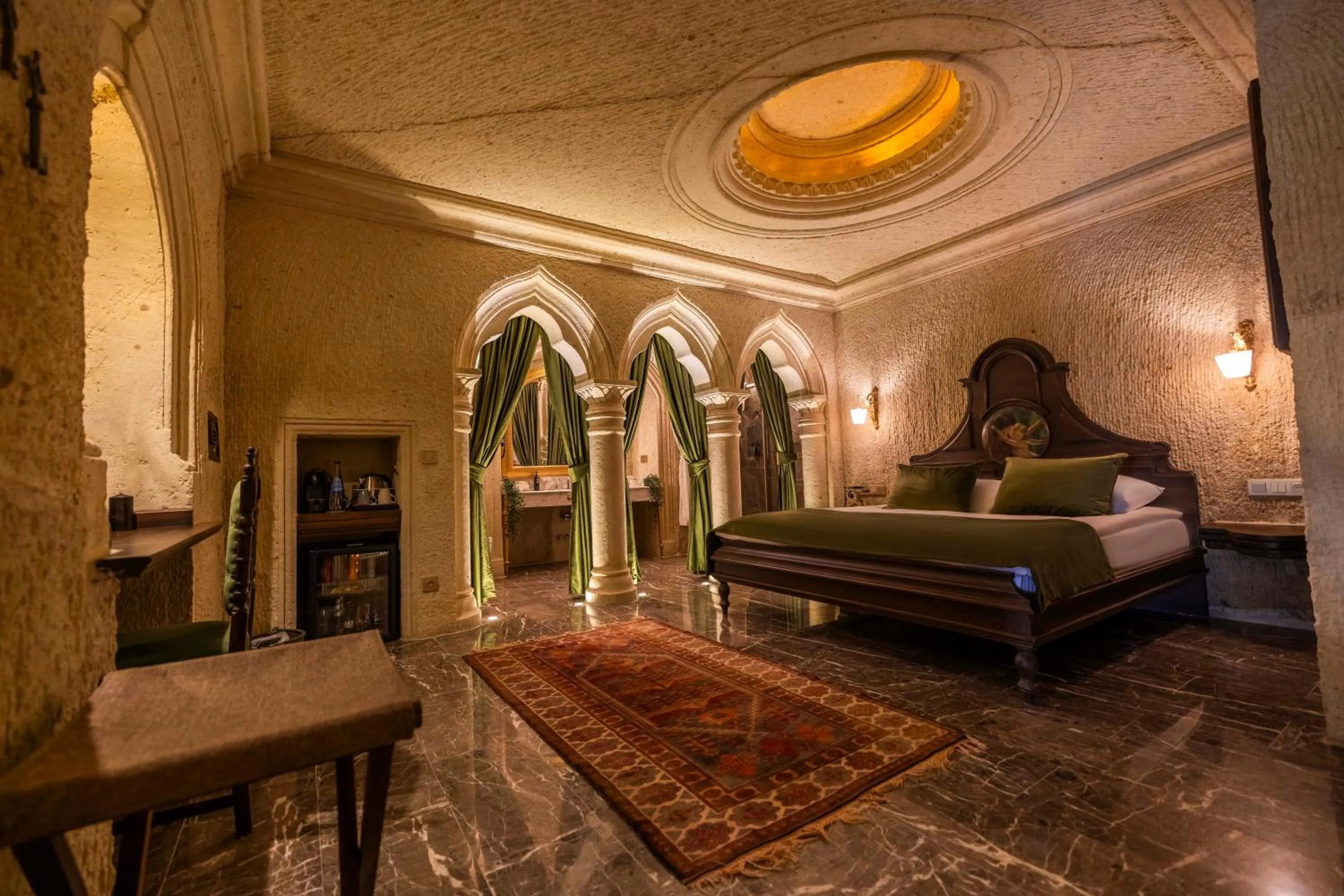 Bedroom, Bed in Signature Cave Cappadocia, Trademark Collection by Wyndham