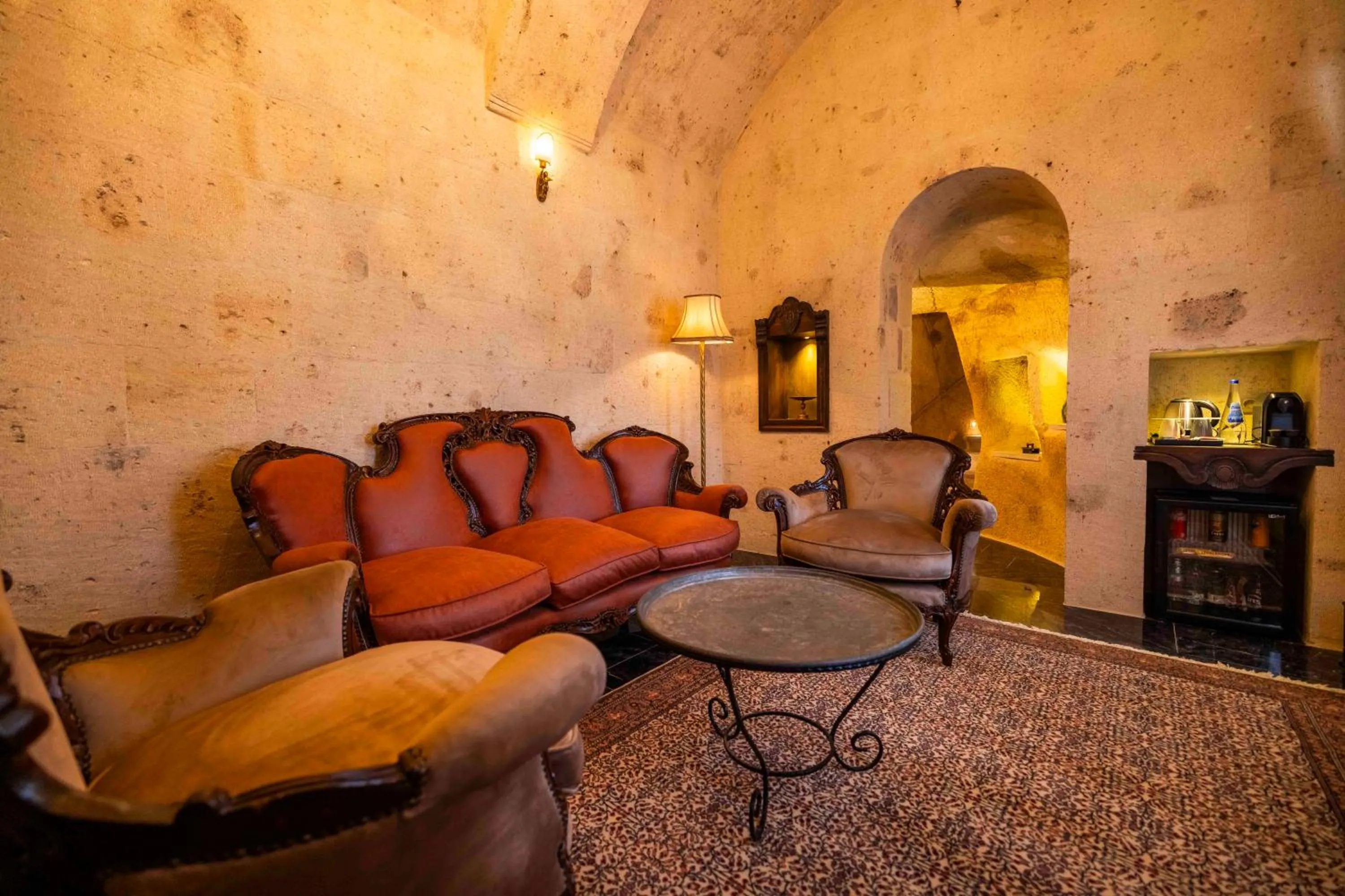 Living room in Signature Cave Cappadocia, Trademark Collection by Wyndham