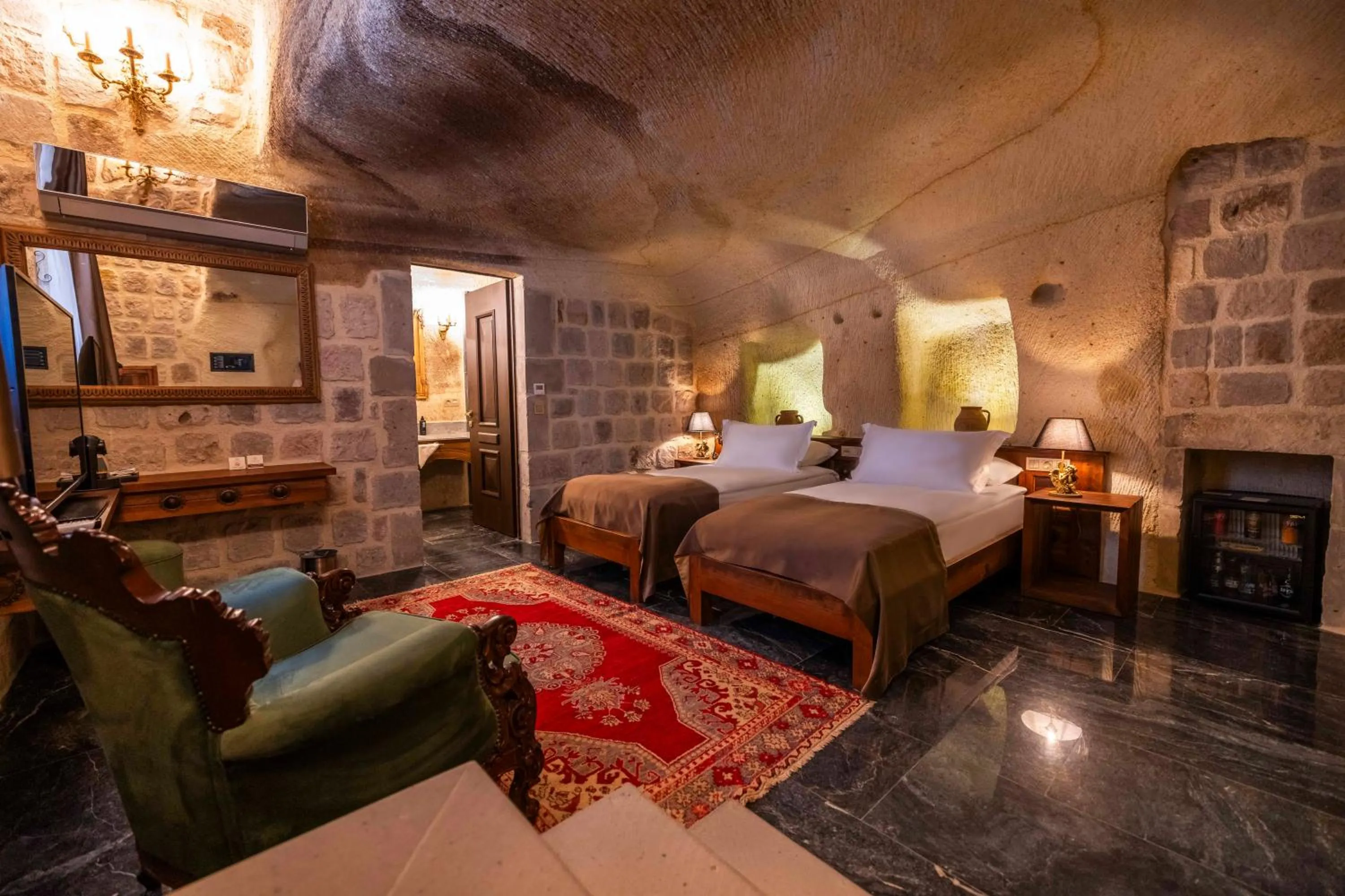 Bed in Signature Cave Cappadocia, Trademark Collection by Wyndham