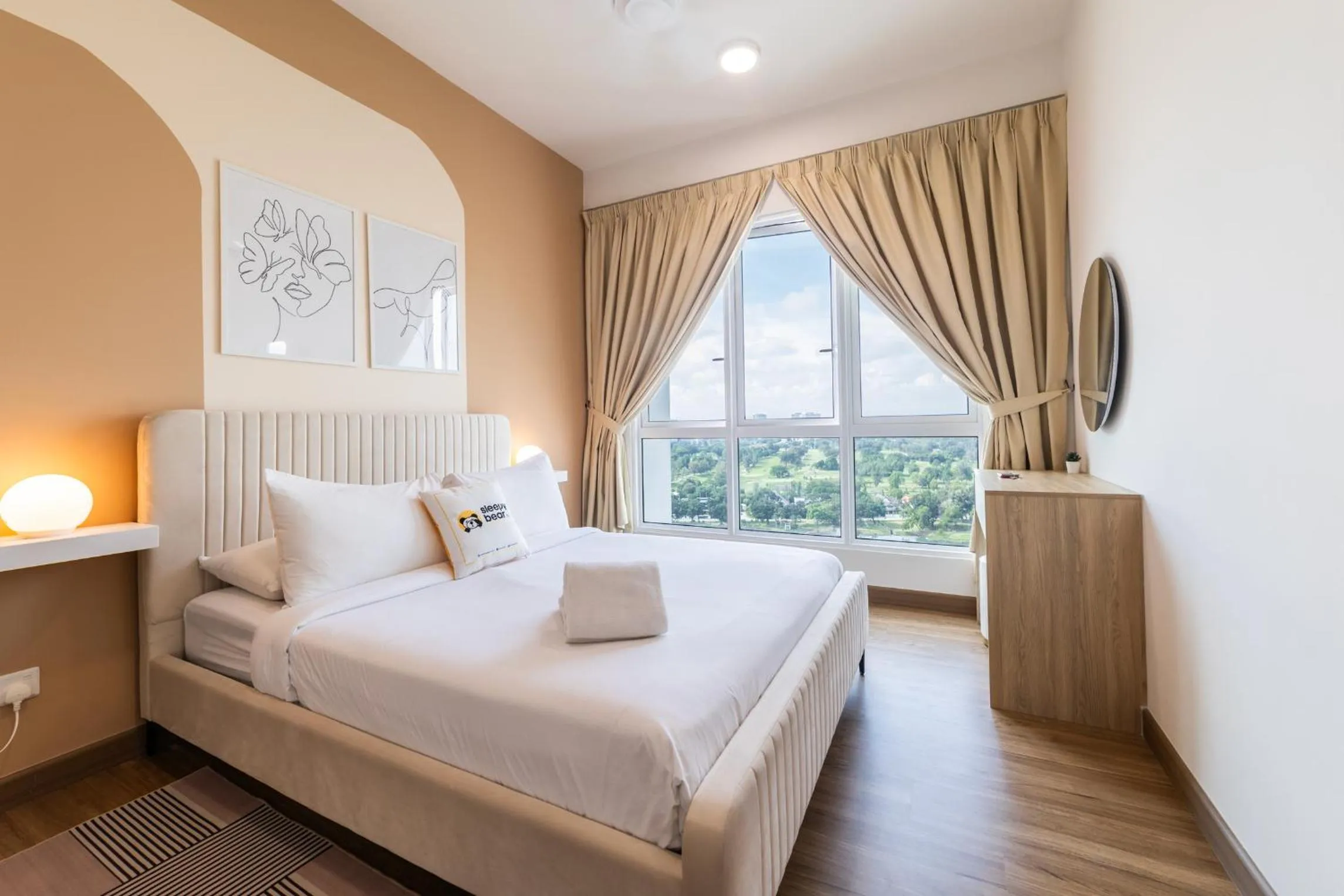 Bed in Plaza Kelana Jaya Suites by Sleepy Bear