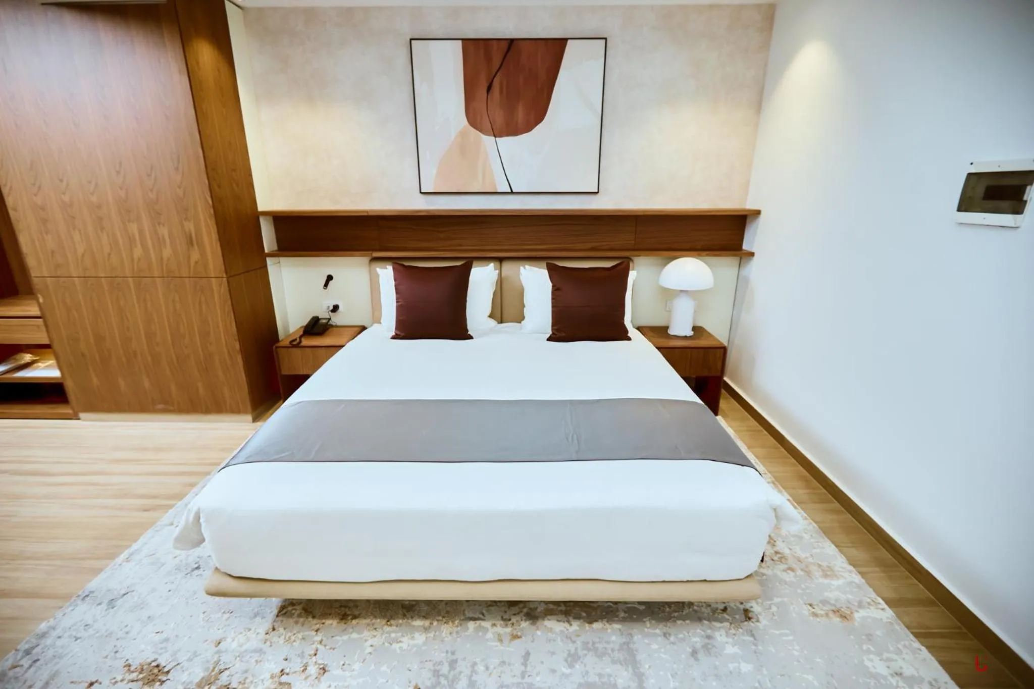 Bed in Hôtel Ivotel Abidjan