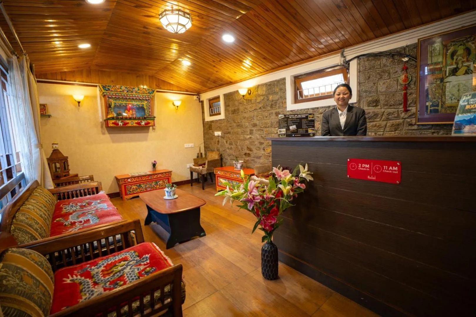 Lobby or reception in Muscatel Nirvana – At The Mall Road