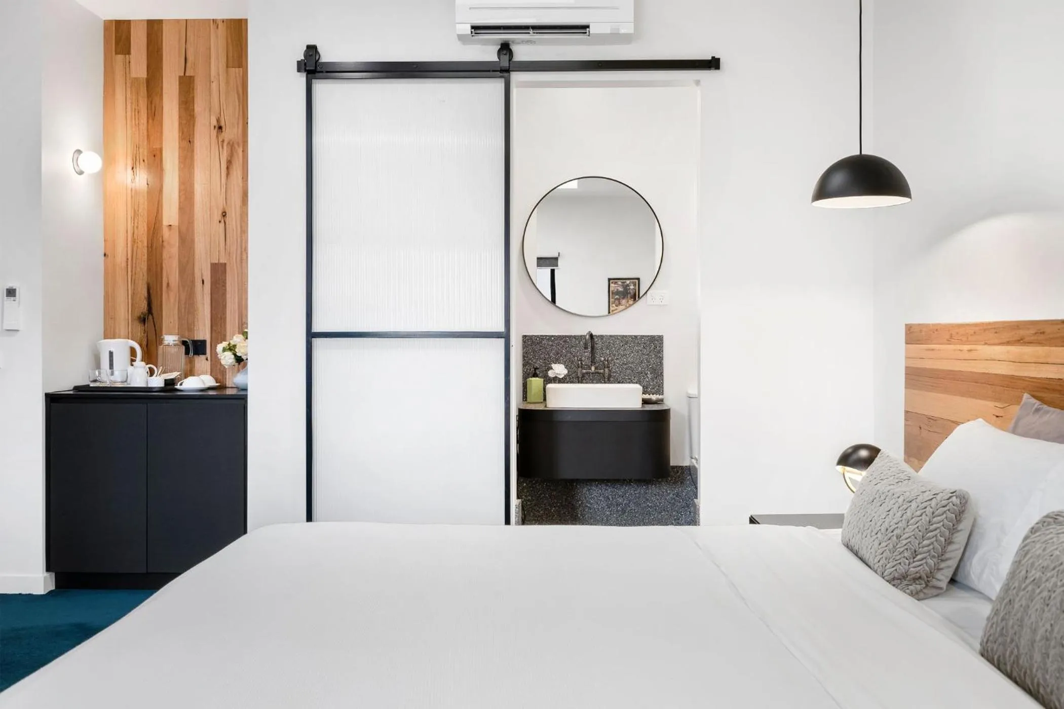 Bed in The Electric Hotel