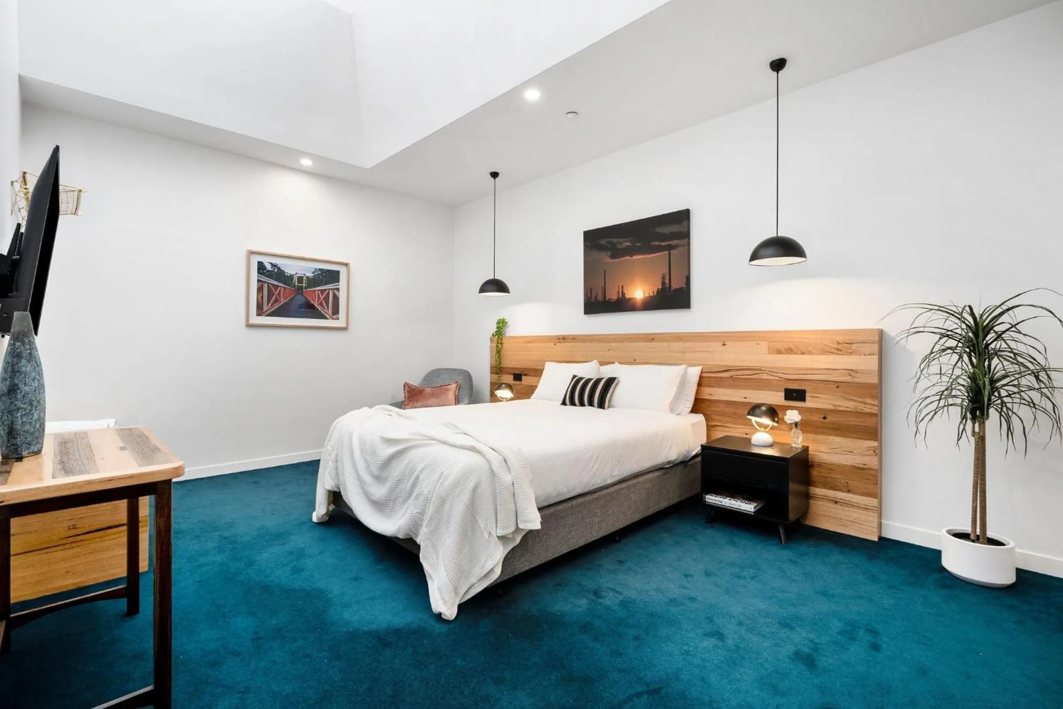 Bed in The Electric Hotel