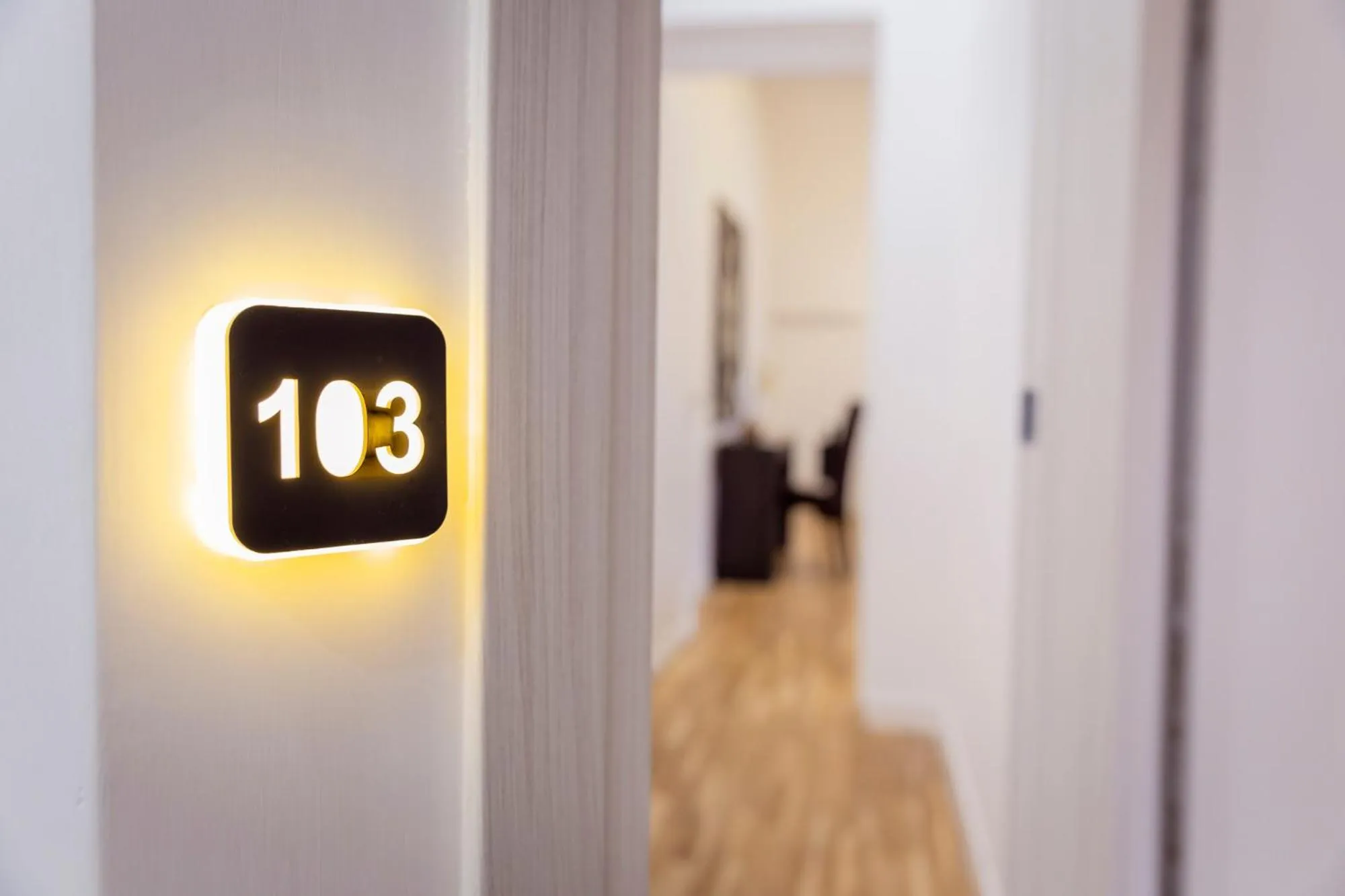 Text overlay in B&B Palazzo Satriano