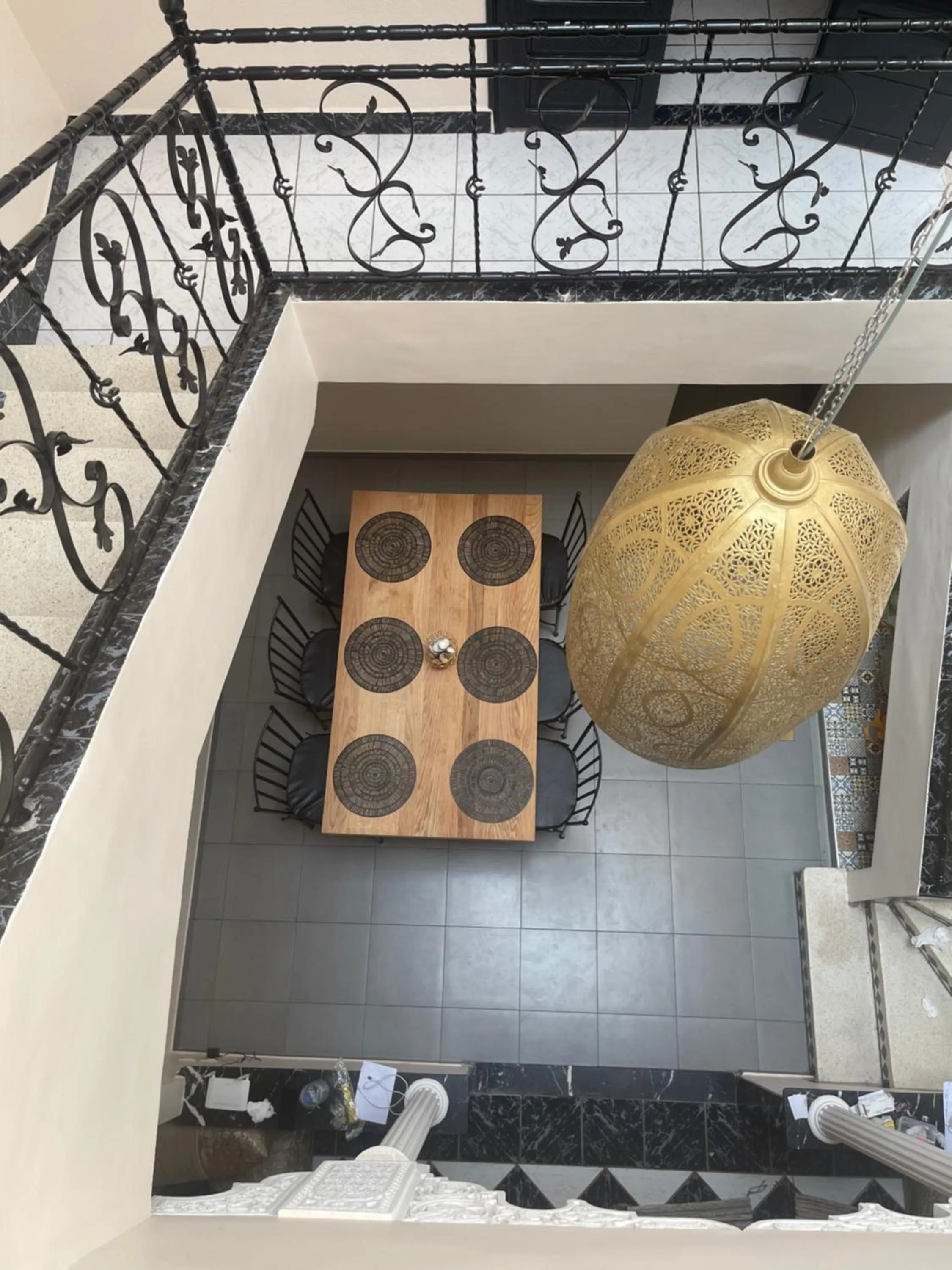 Seating area in Riad Aya