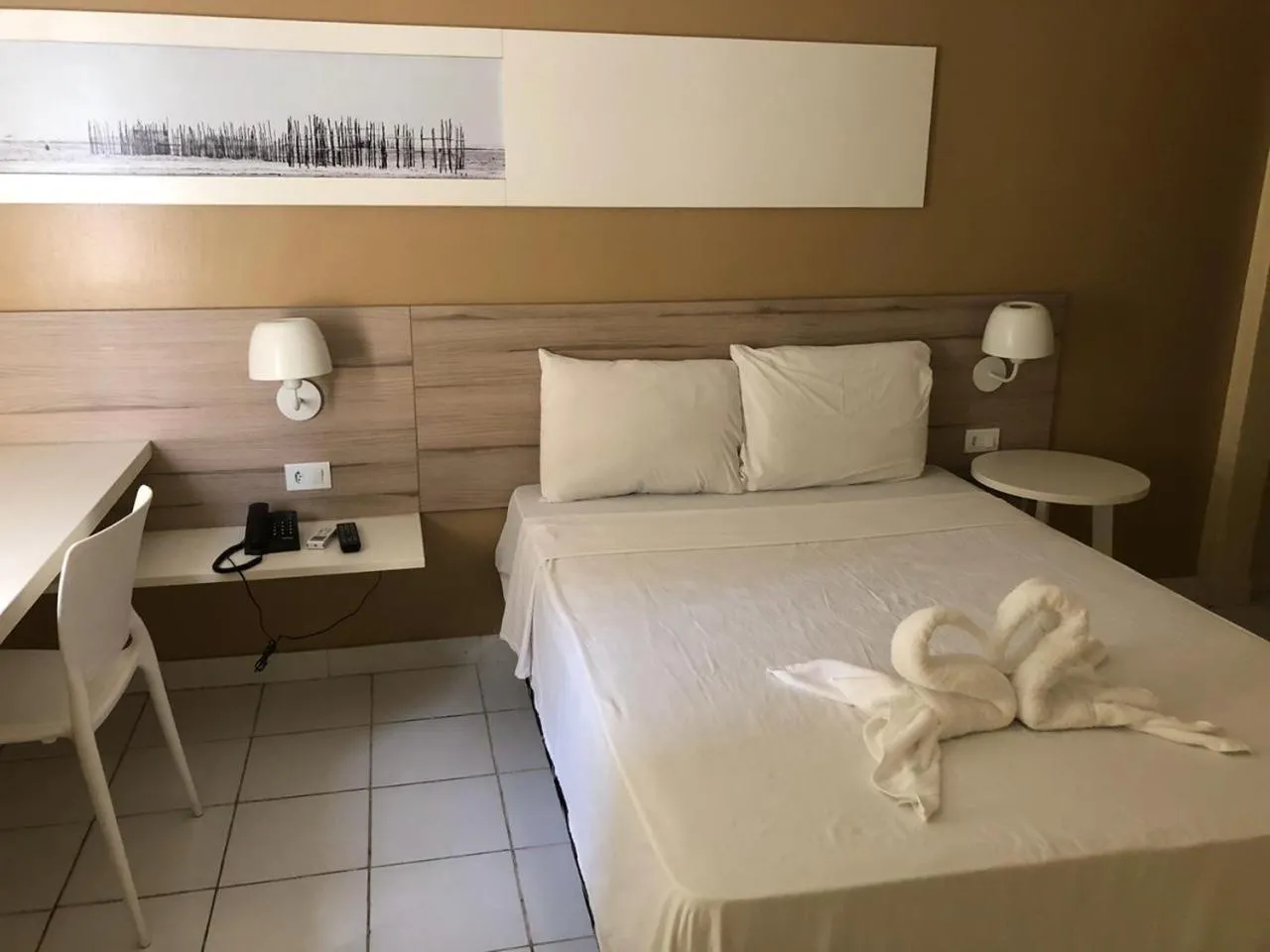 Bed in Hotel Porto Grande