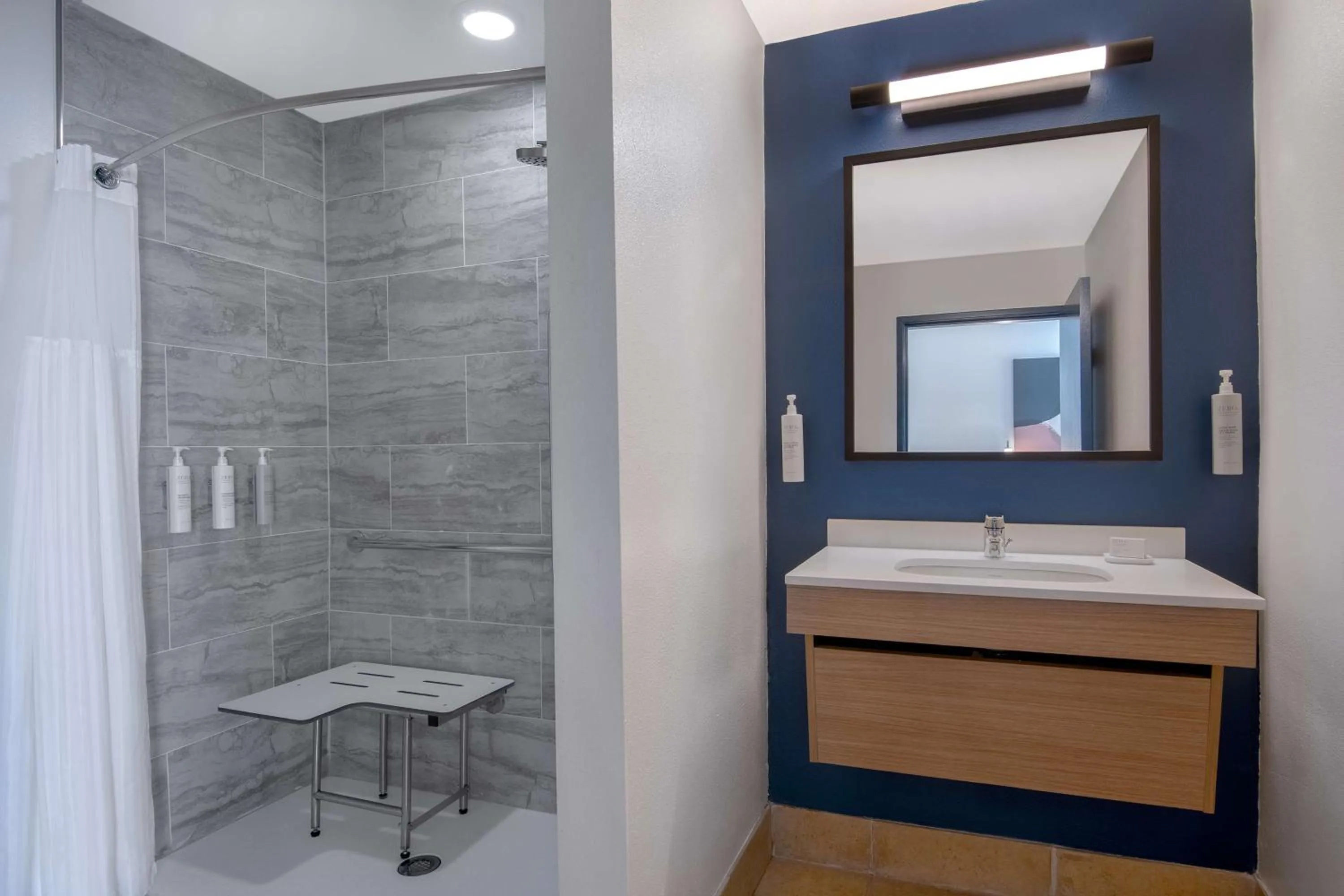 Bathroom in Spark by Hilton Montgomery EastChase