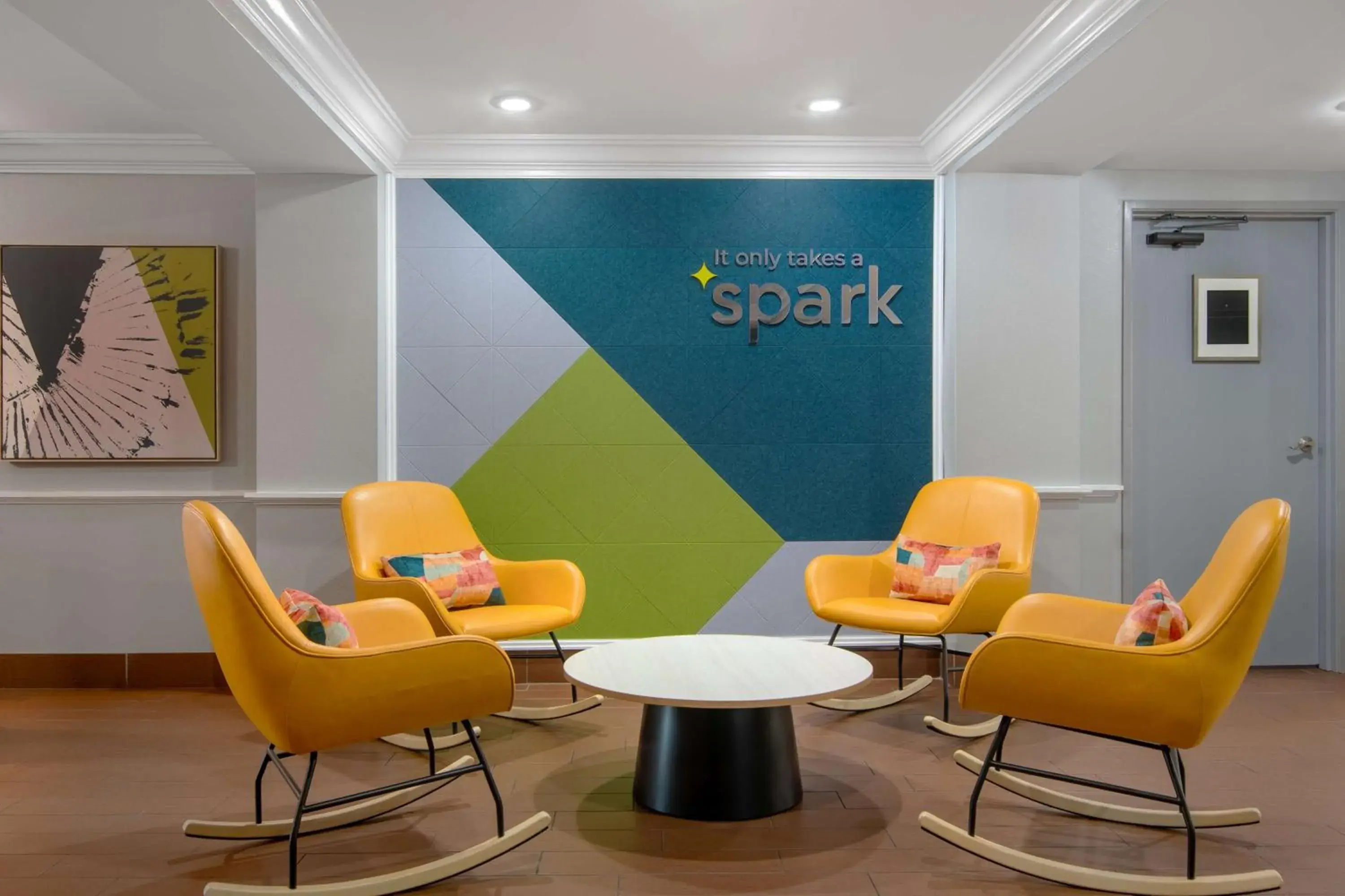 Lobby or reception in Spark by Hilton Montgomery EastChase Lobby or reception in Spark by Hilton Montgomery EastChase