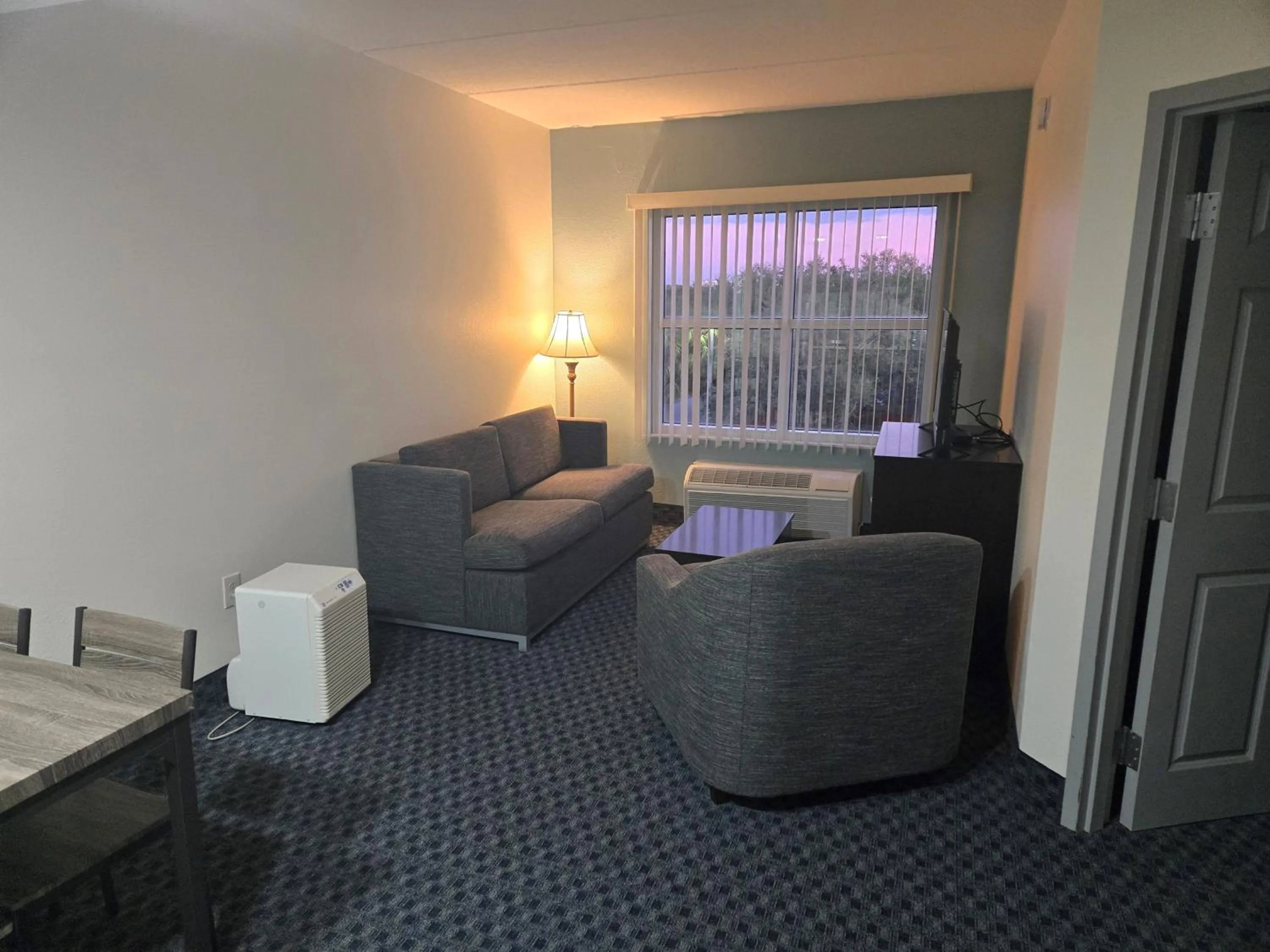 Living room in Allure Suites of Fort Myers