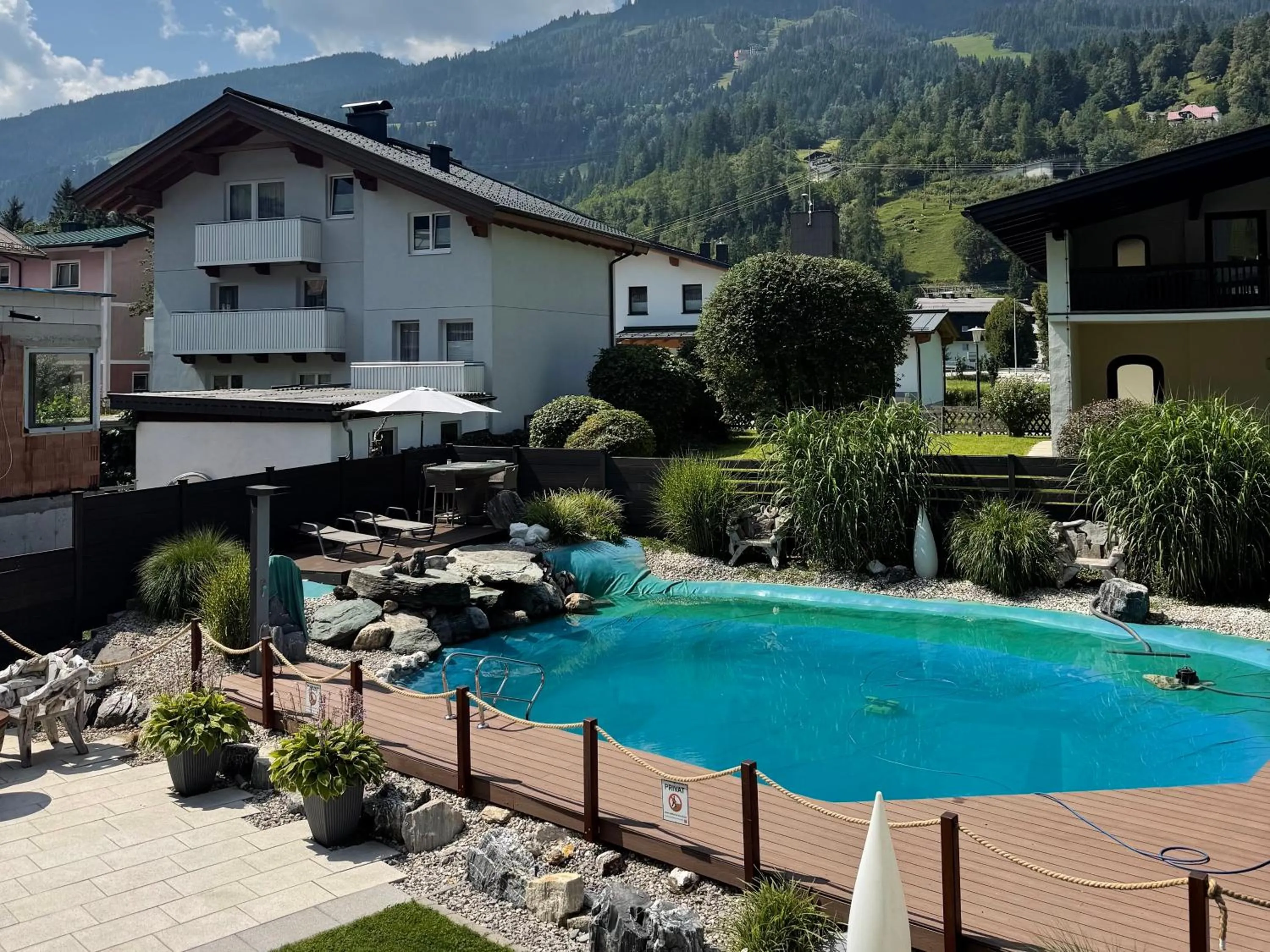 Swimming pool in Alpine Appart