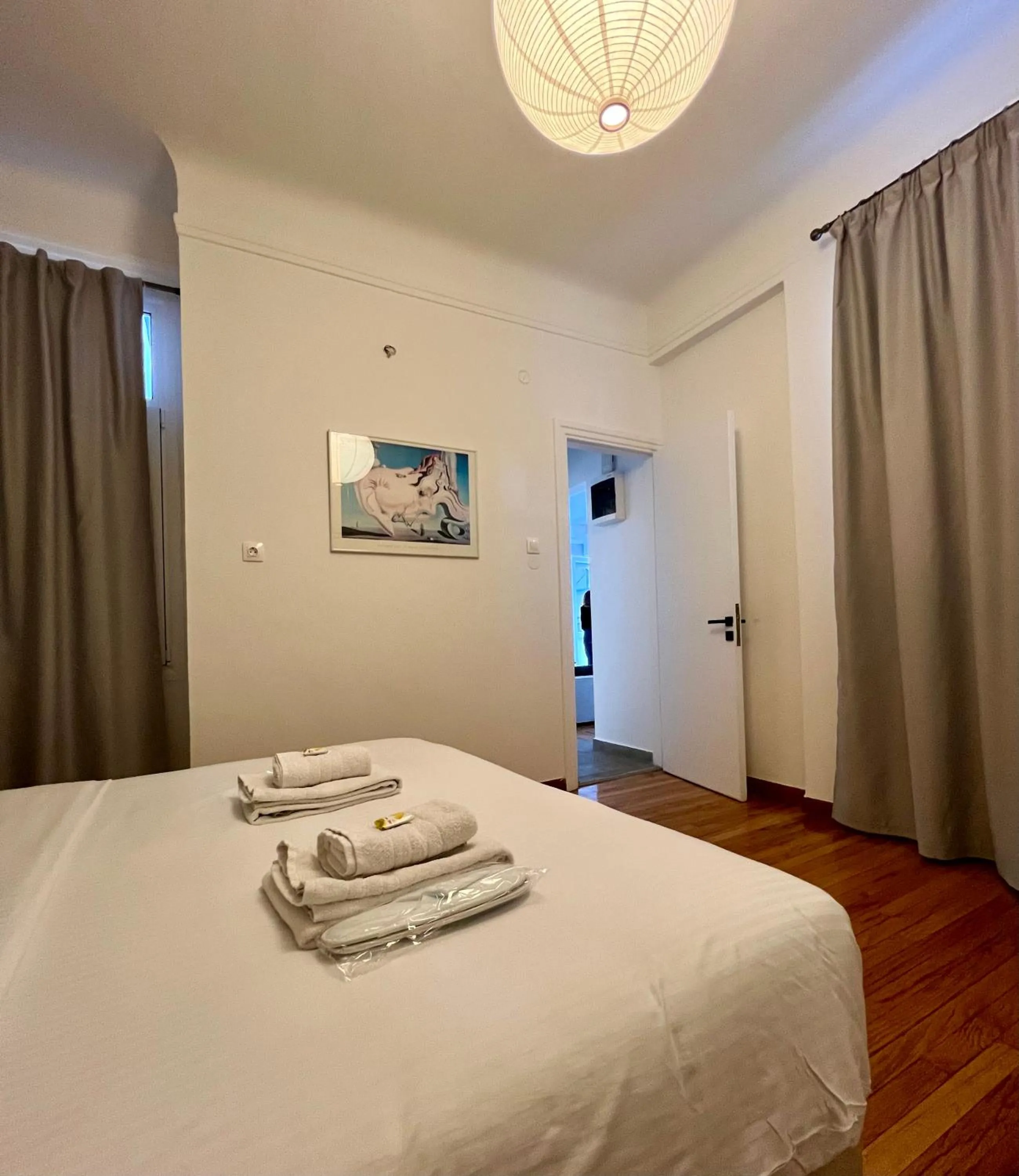 Bed in Mosaikon Guesthouses #Miltiadou Str