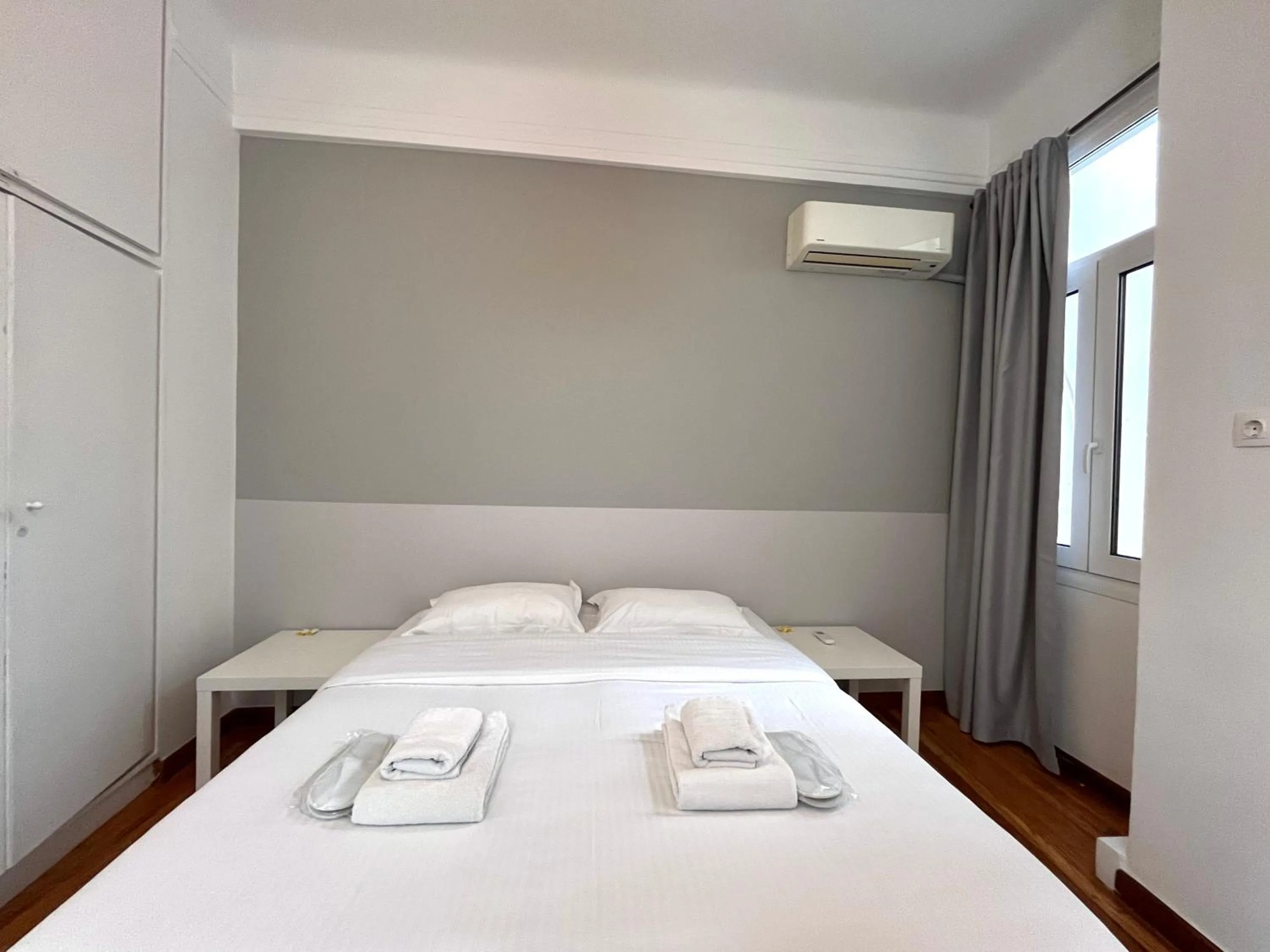 Bed in Mosaikon Guesthouses #Miltiadou Str