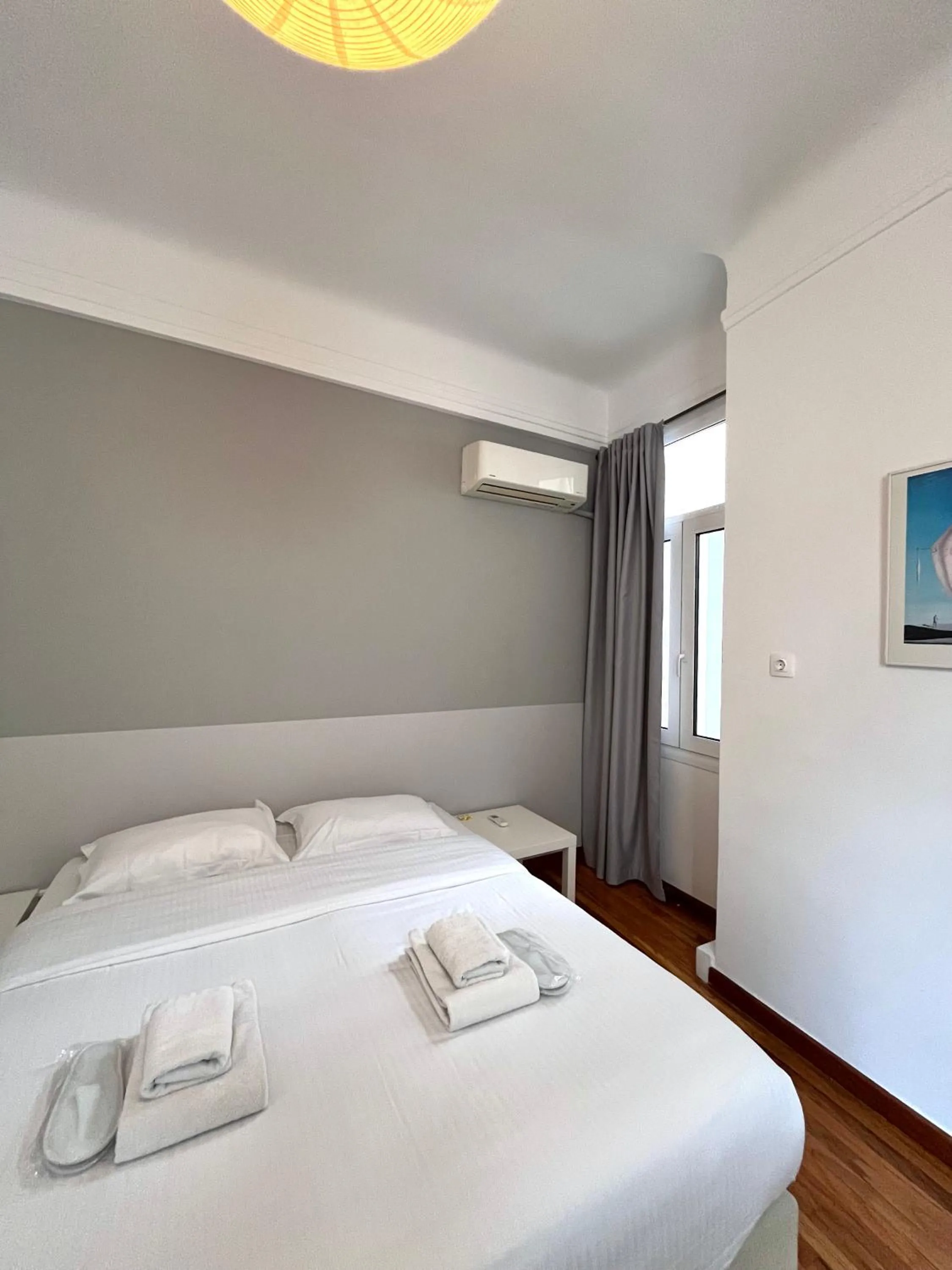 Bed in Mosaikon Guesthouses #Miltiadou Str