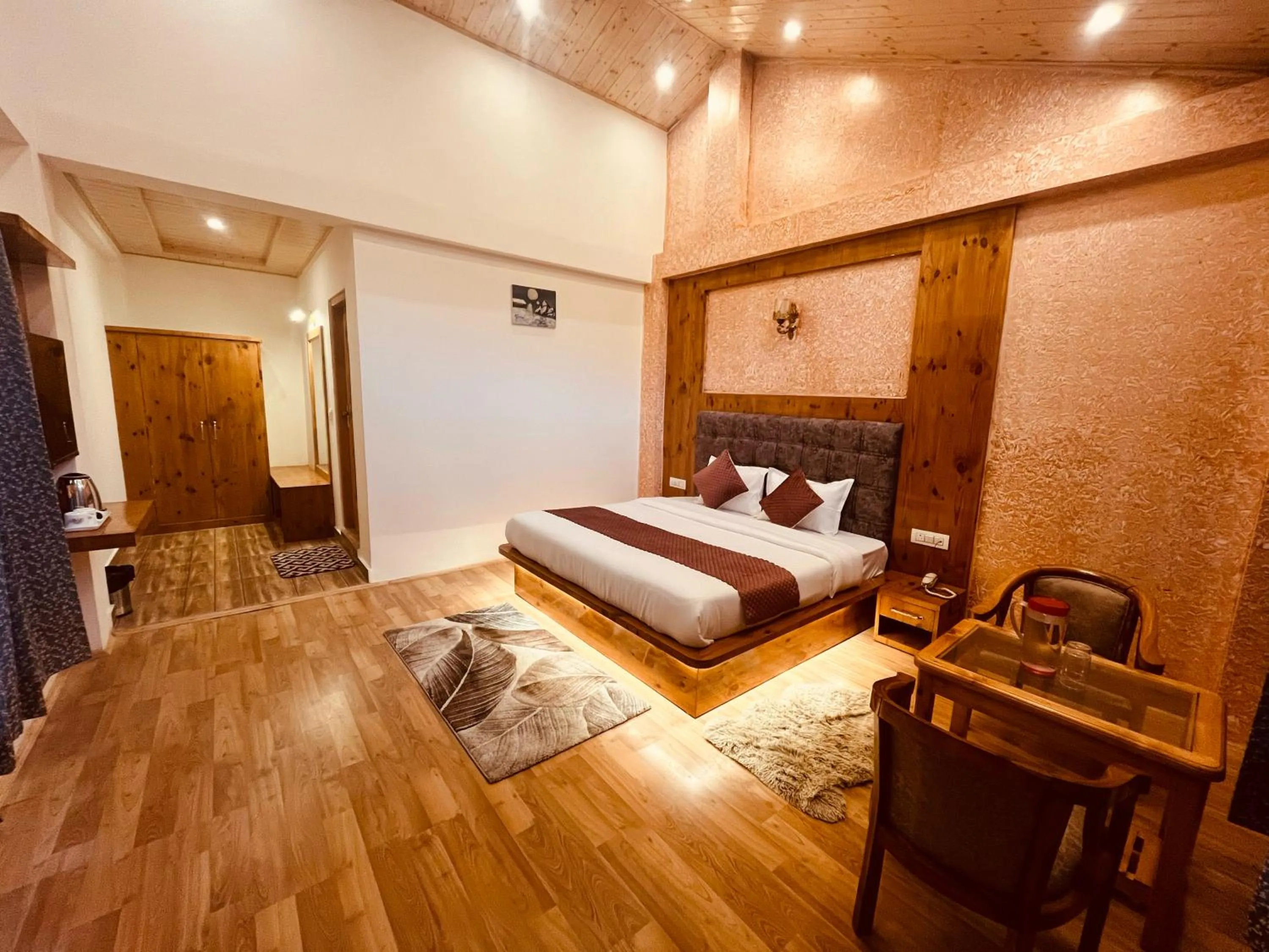 Bed in The Sunset Haven