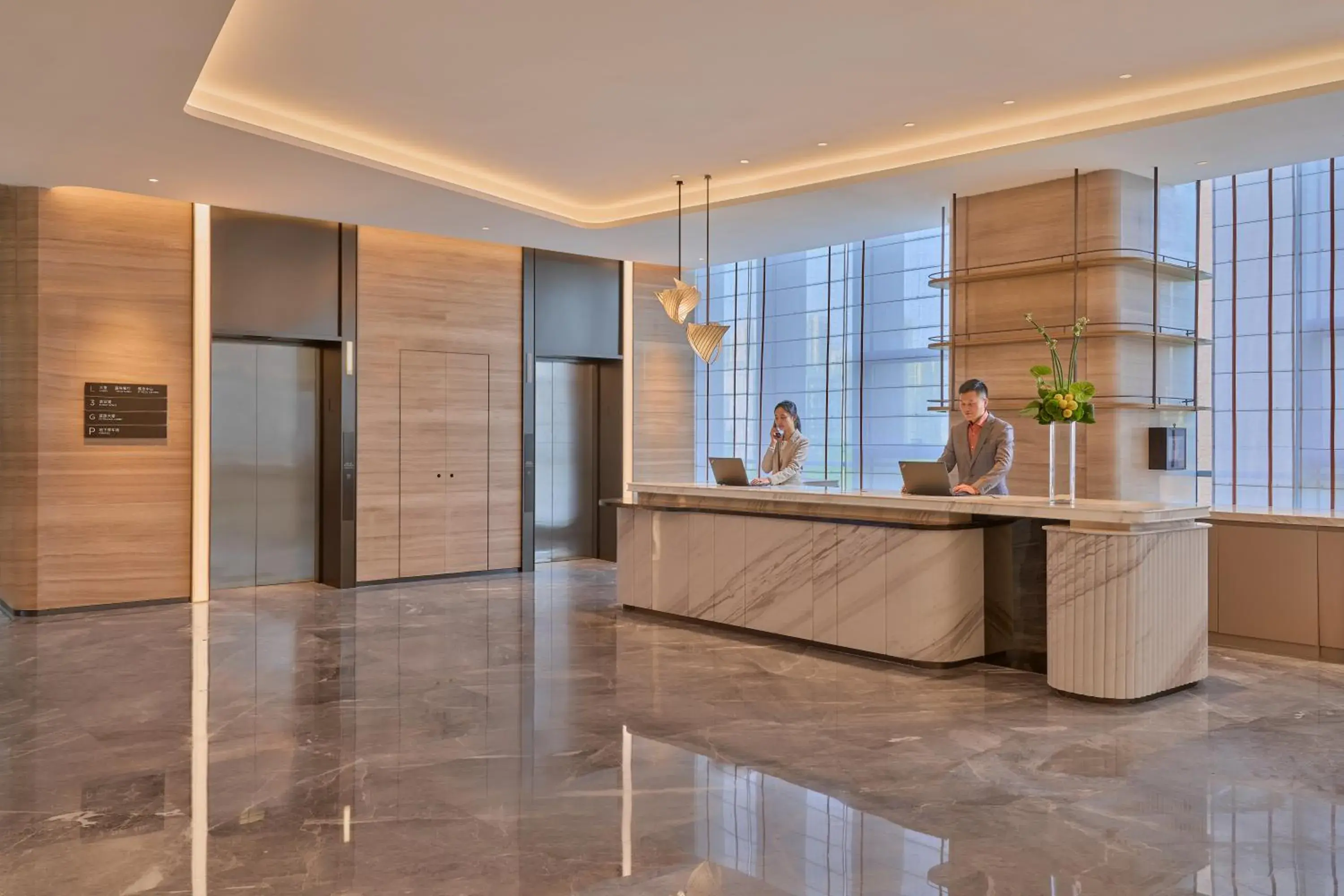 Lobby or reception in Hyatt Place Nantong Xinghu City Plaza Lobby or reception in Hyatt Place Nantong Xinghu City Plaza