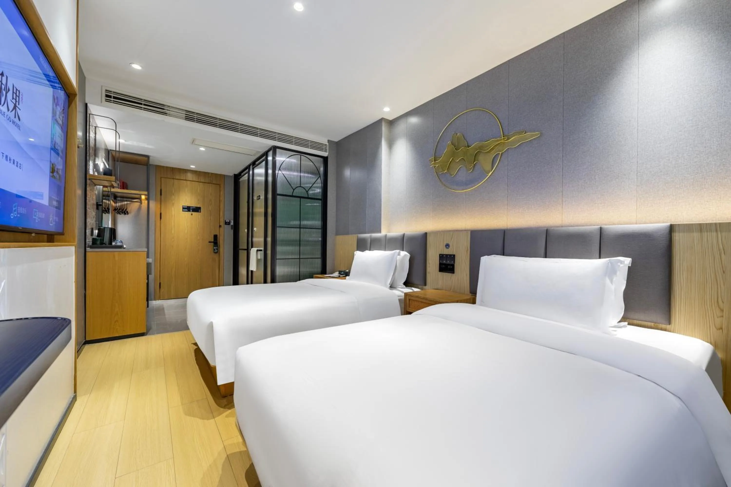 Classic Twin Room in True Go Hotel - Shanghai Jing'an Temple Nanjing West Road