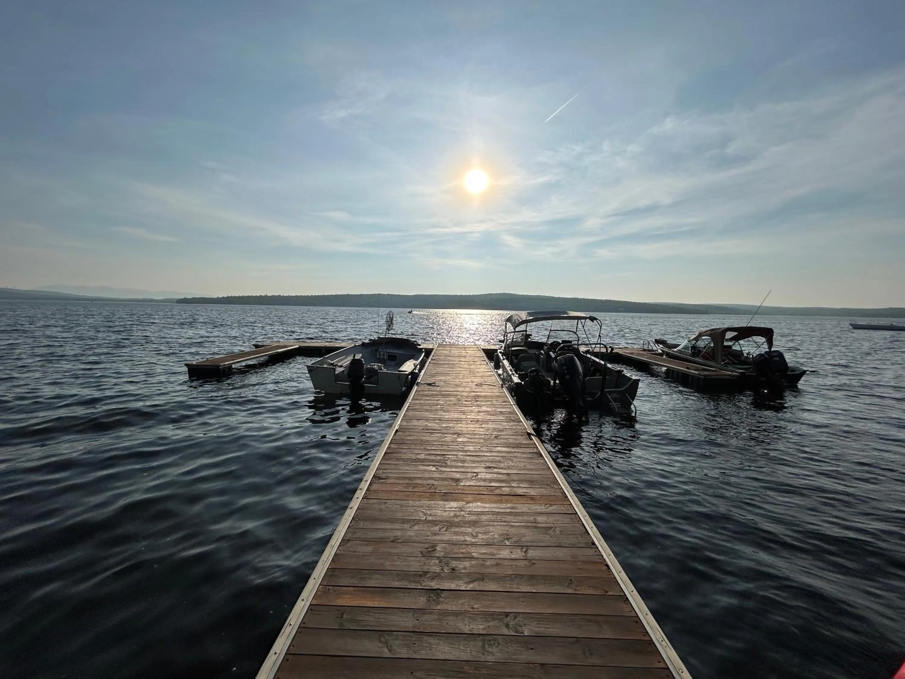 Lake view in Auberge et Chalets sur le Lac