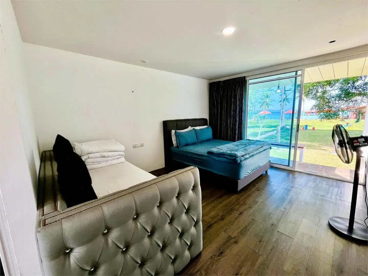 Bedroom, Bed in Panglima Resort Bum Bum Island, Semporna Bedroom, Bed in Panglima Resort Bum Bum Island, Semporna