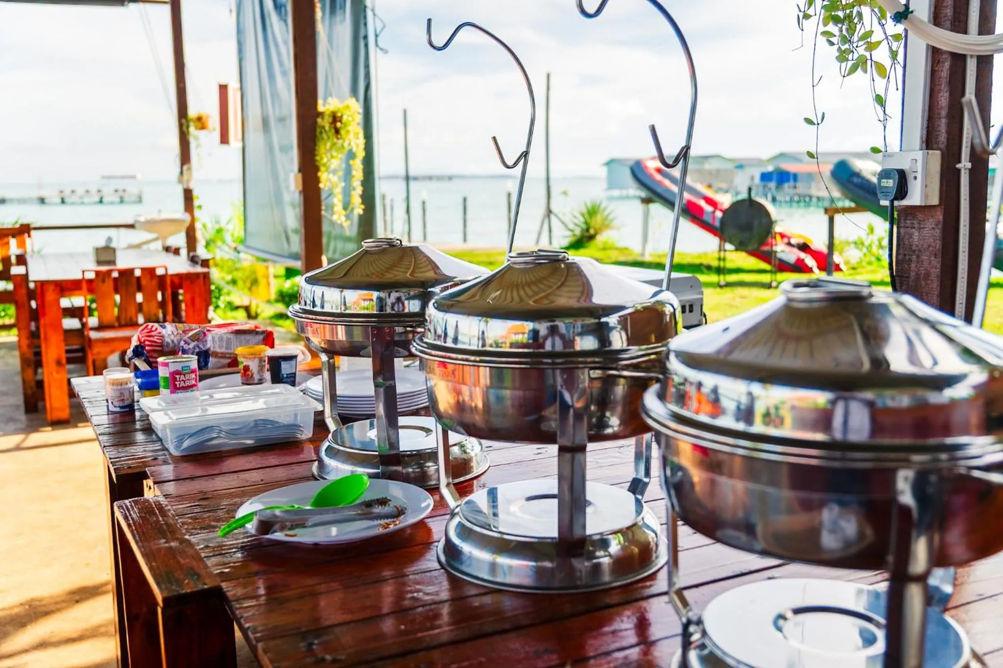 Breakfast in Panglima Resort Semporna