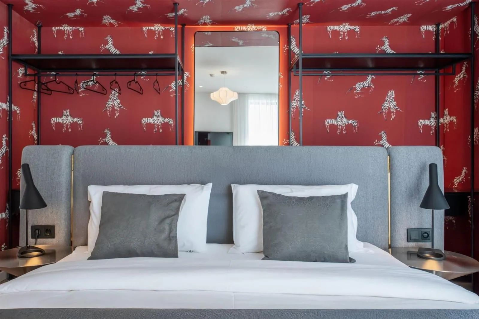 Bed in Artifact Apart Hotel