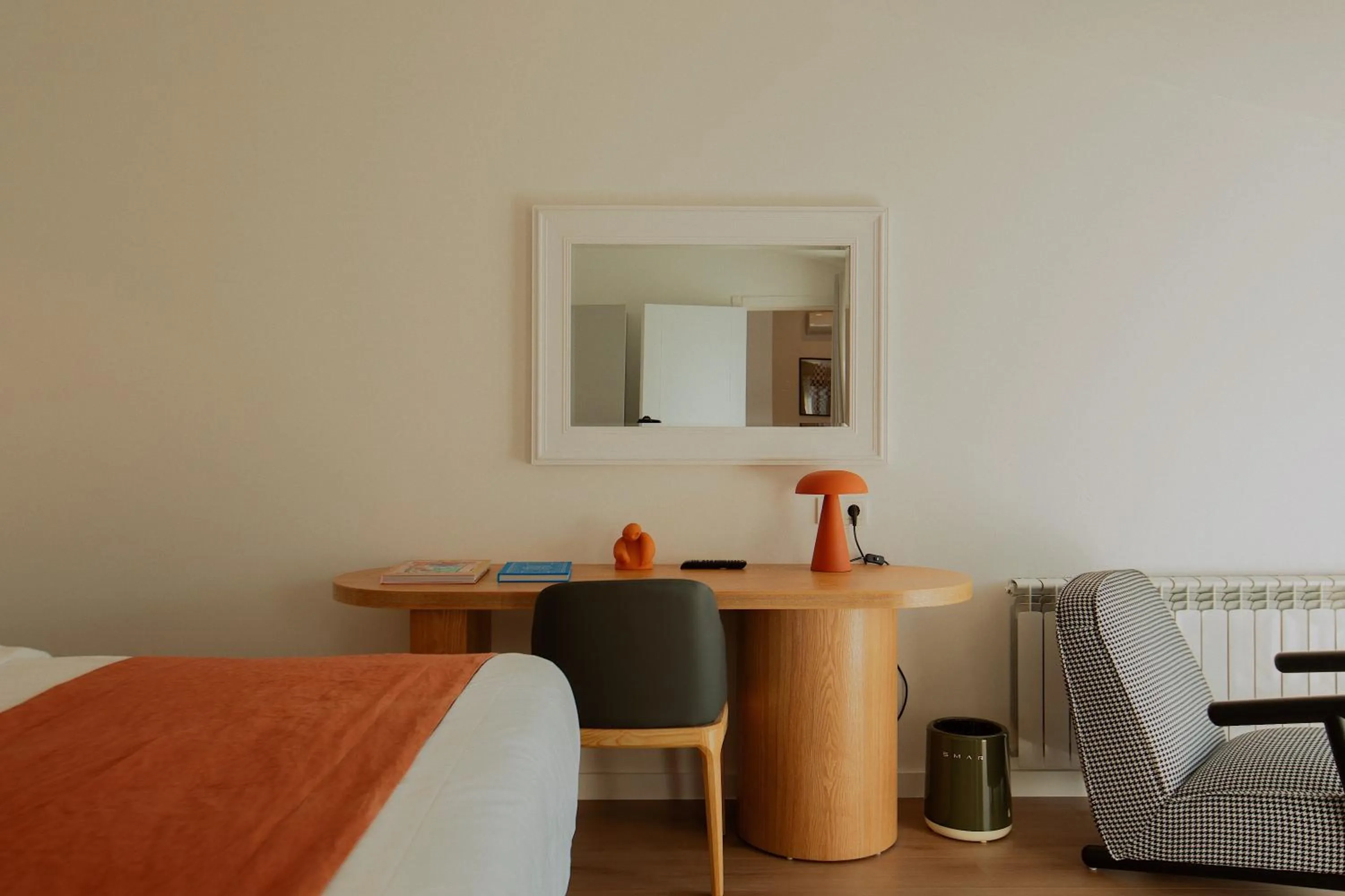 Bed in Artifact Apart Hotel