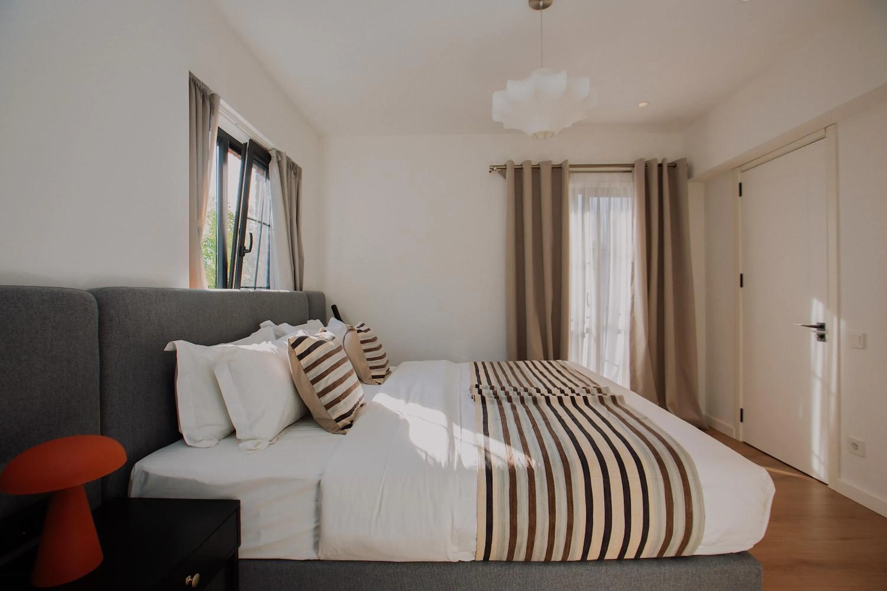 Bed in Artifact Apart Hotel