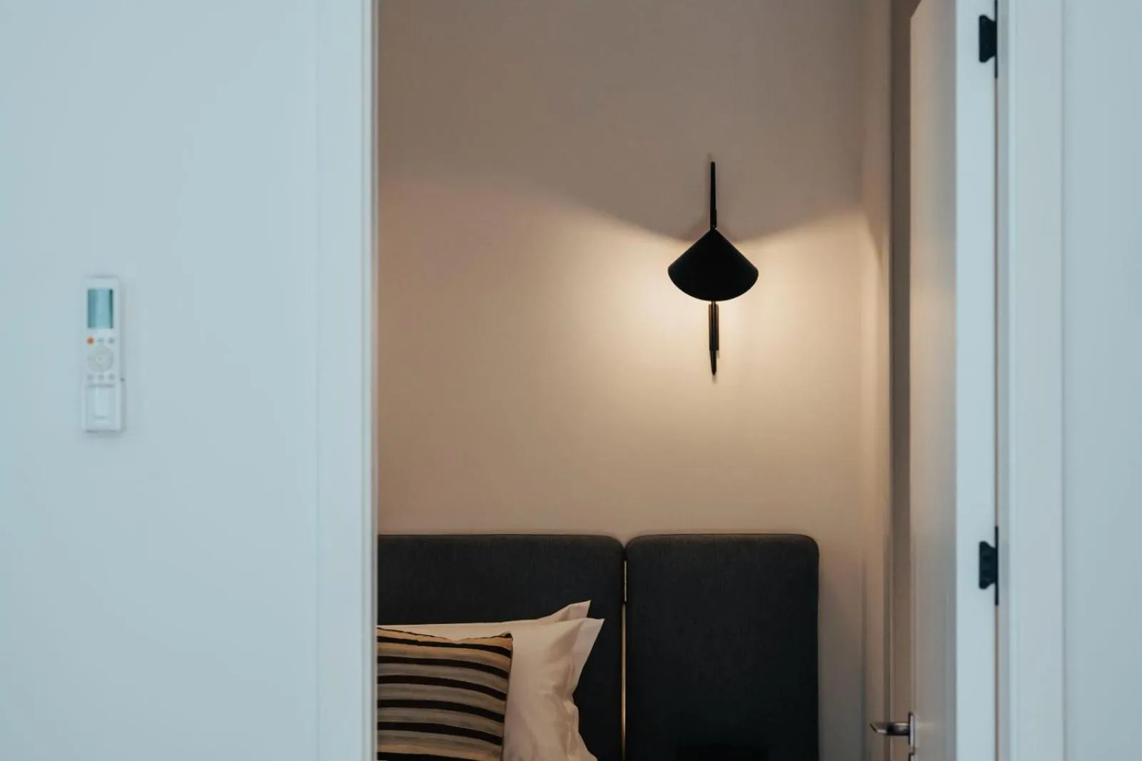 Bed in Artifact Apart Hotel