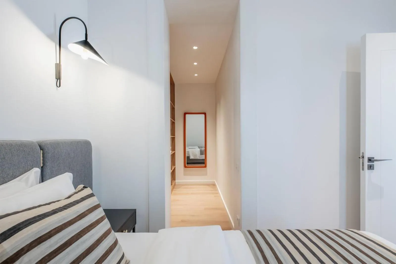 Bed in Artifact Apart Hotel