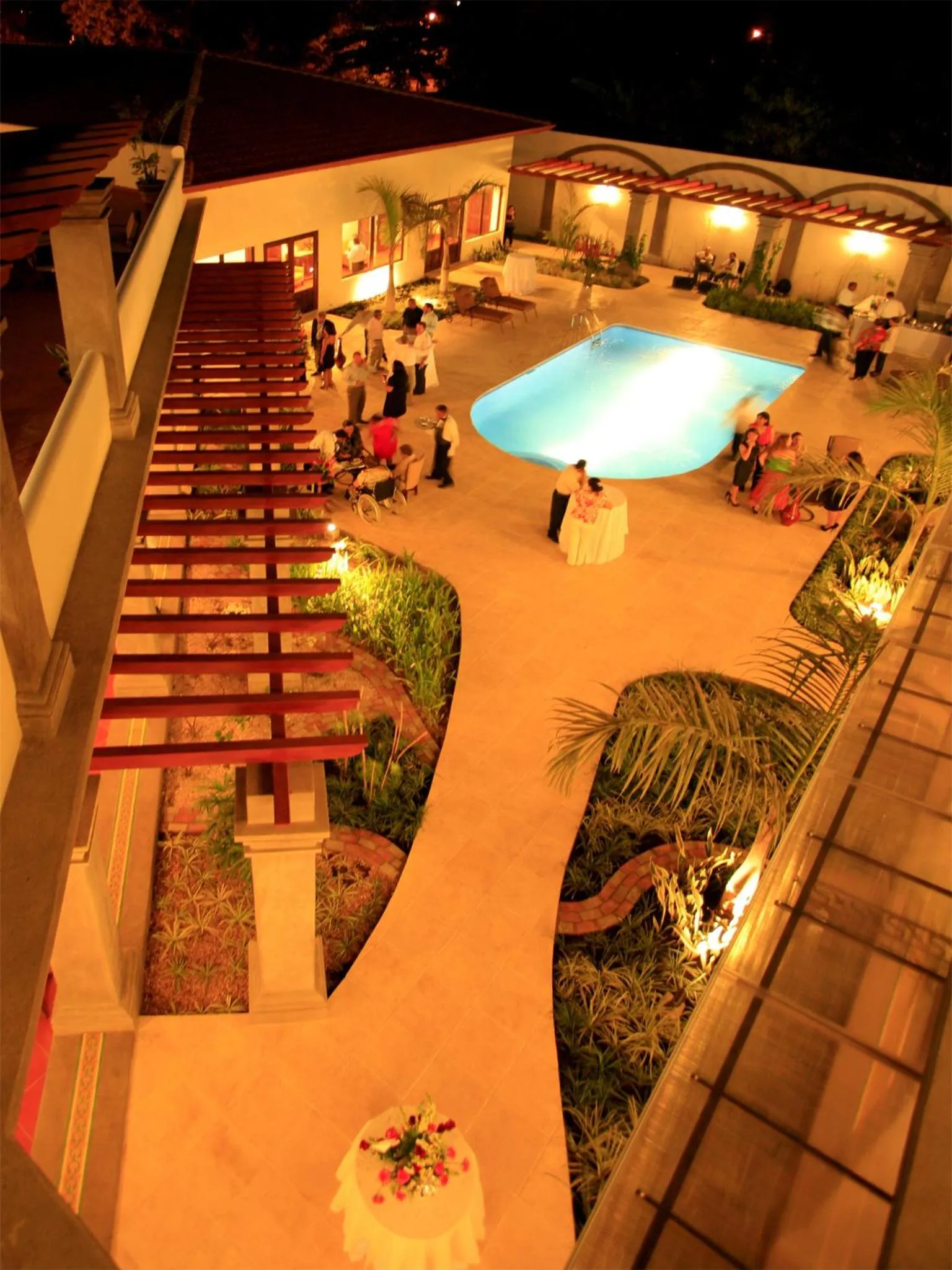 Patio in Hotel Los Portales