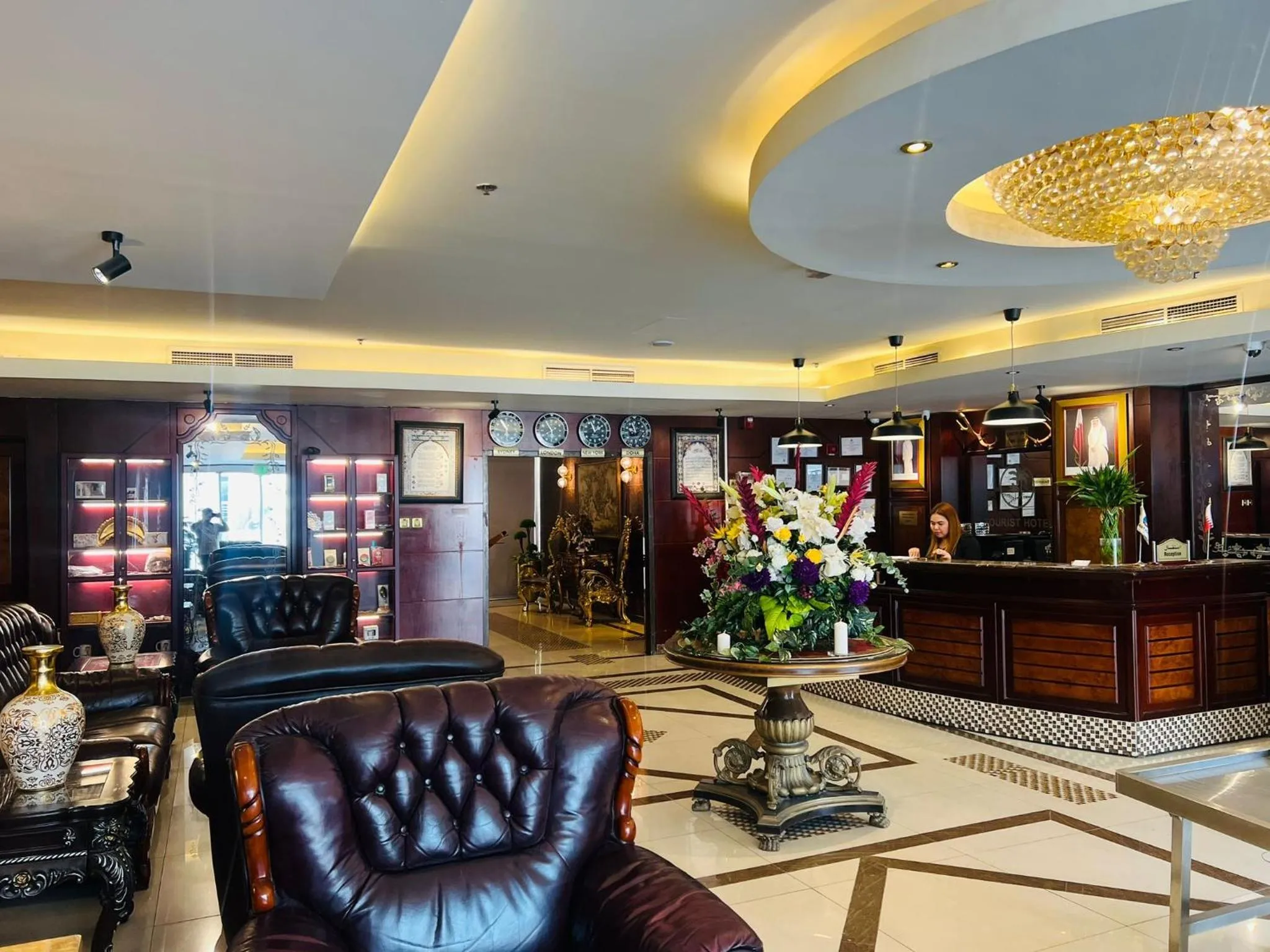 Lobby or reception in Tourist Hotel