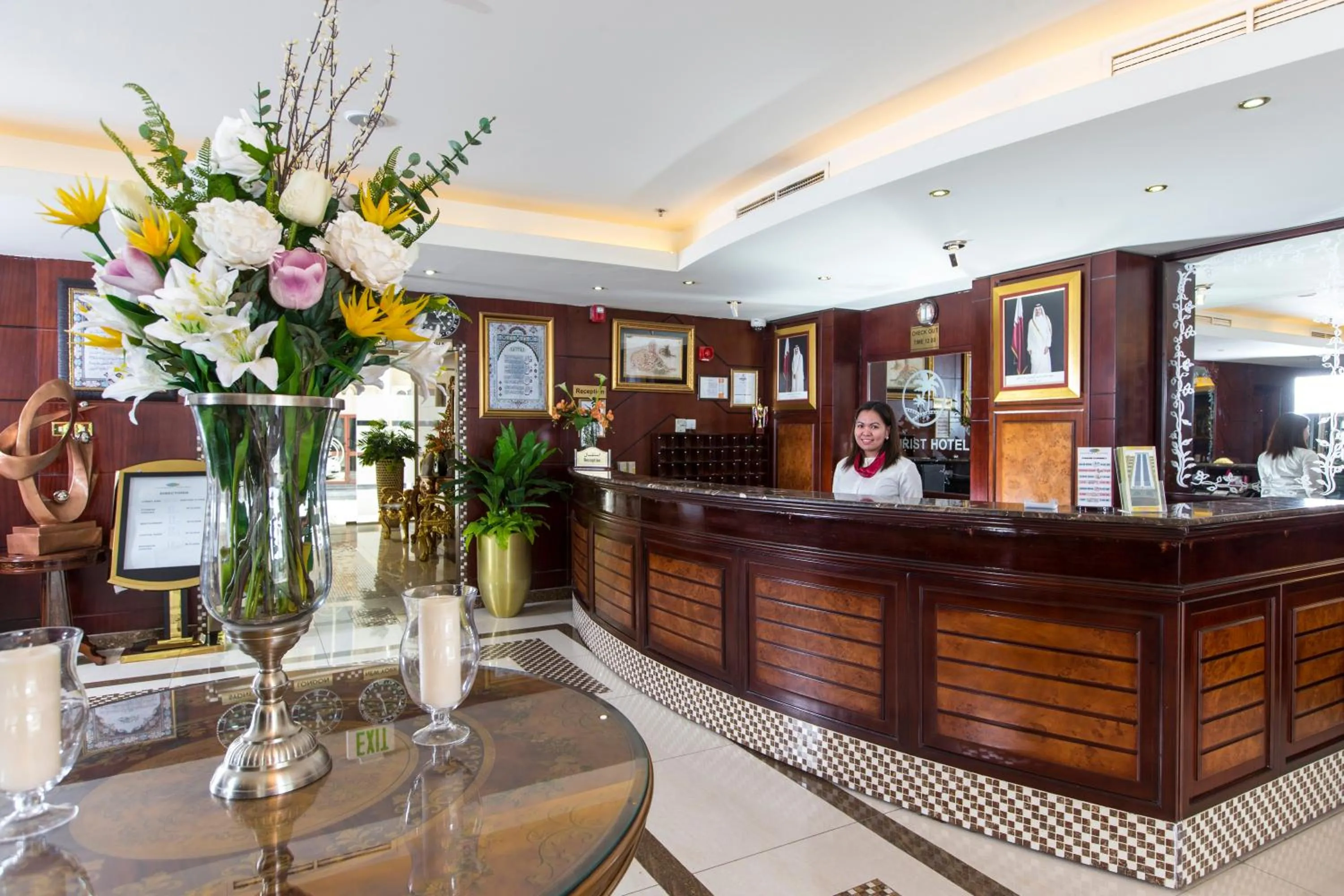 Lobby or reception in Tourist Hotel