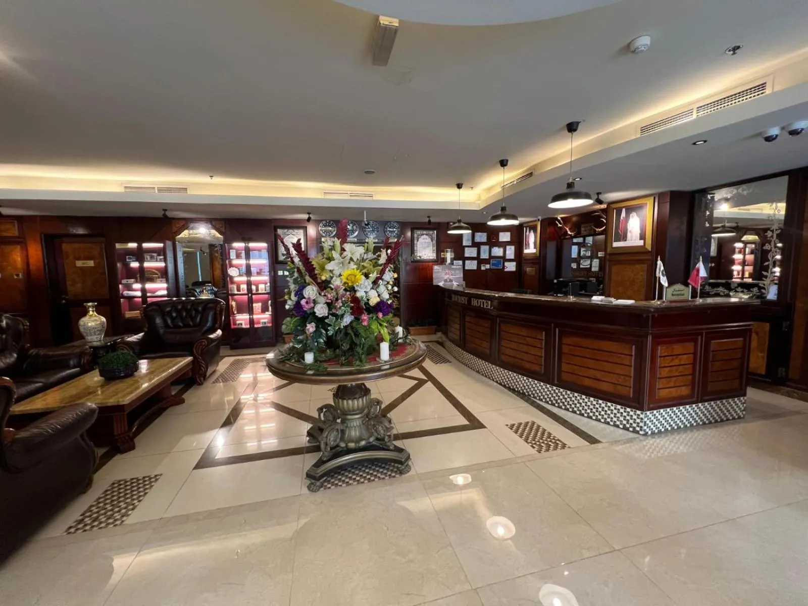 Lobby or reception in Tourist Hotel