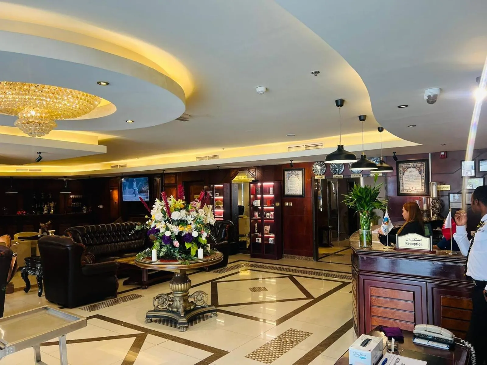 Lobby or reception in Tourist Hotel