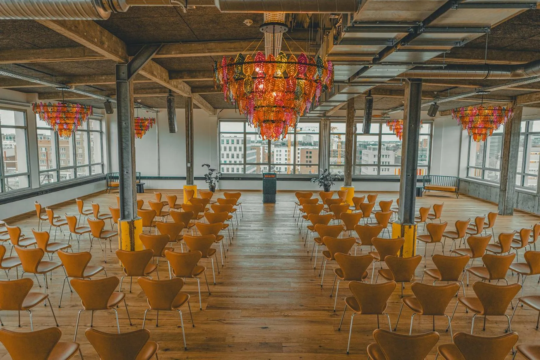 Meeting/conference room in John & Will Silo-Hotel by Guldsmeden