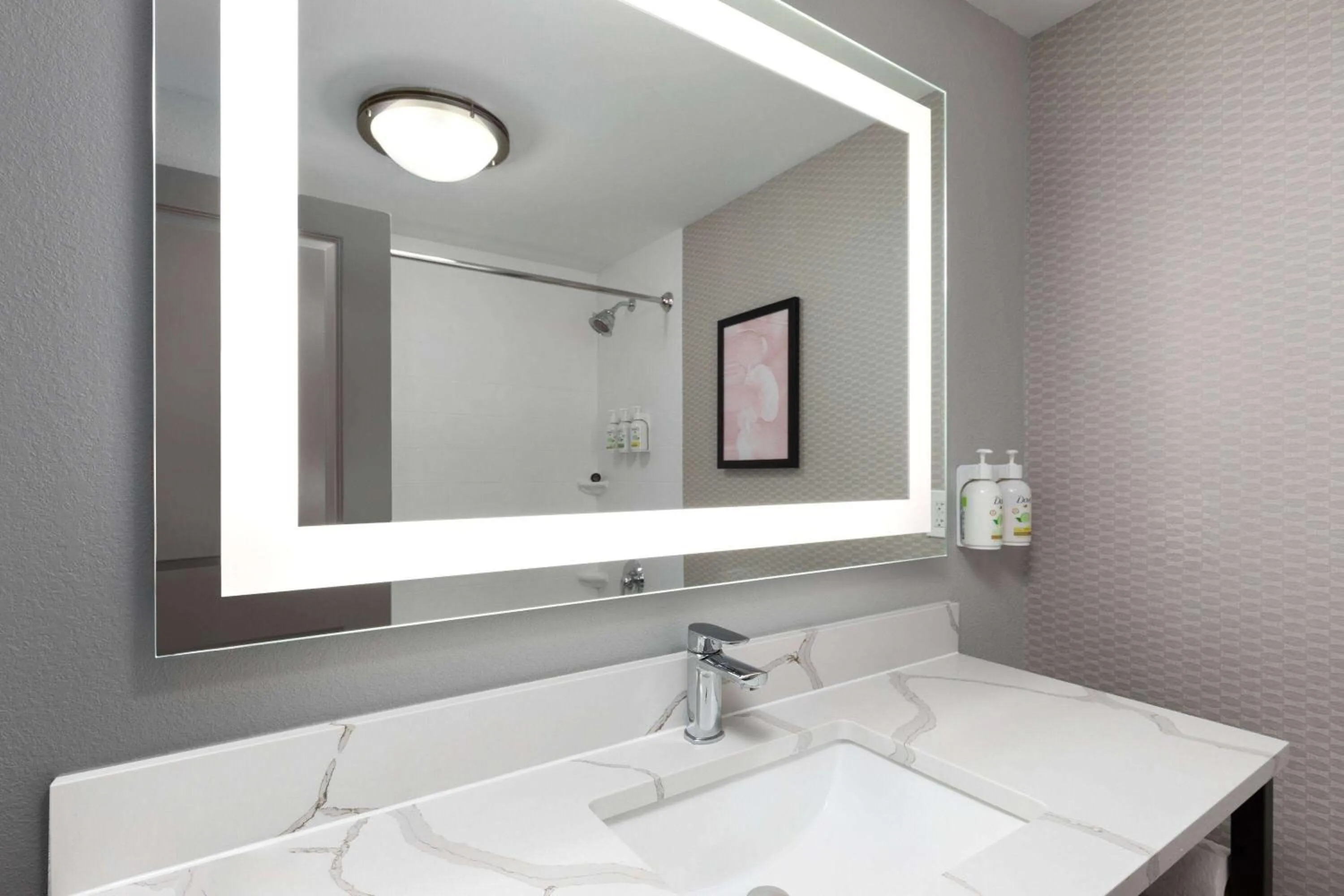 Bathroom in Hawthorn Extended Stay by Wyndham Knoxville